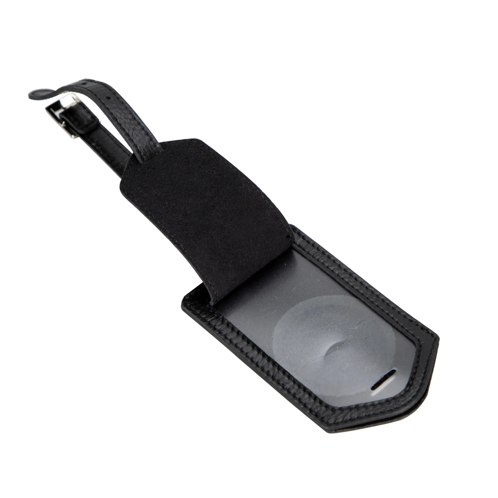 Estes Genuine Leather Luggage Tag with AirTag Slot - Image 10