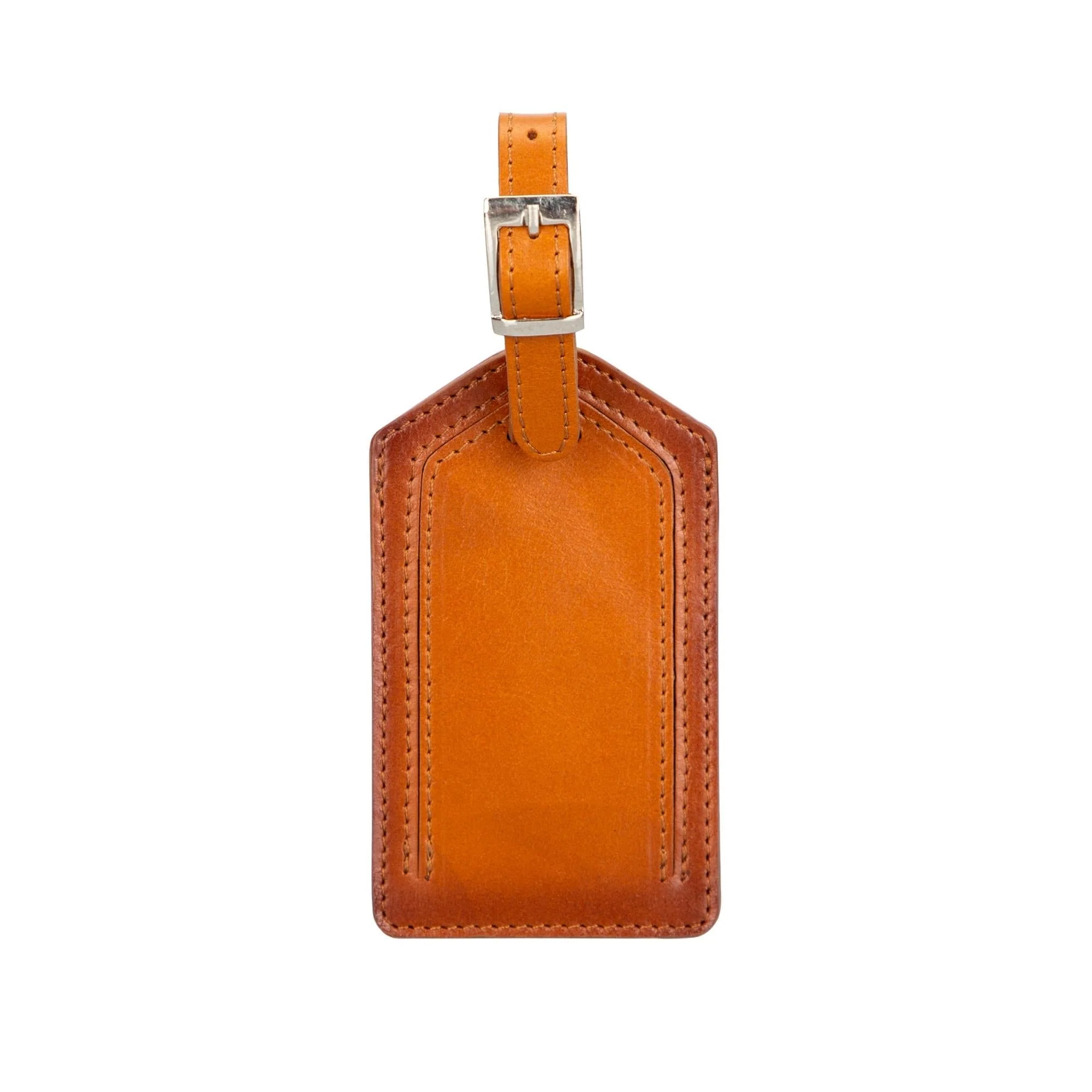 Estes Genuine Leather Luggage Tag with AirTag Slot - Image 5