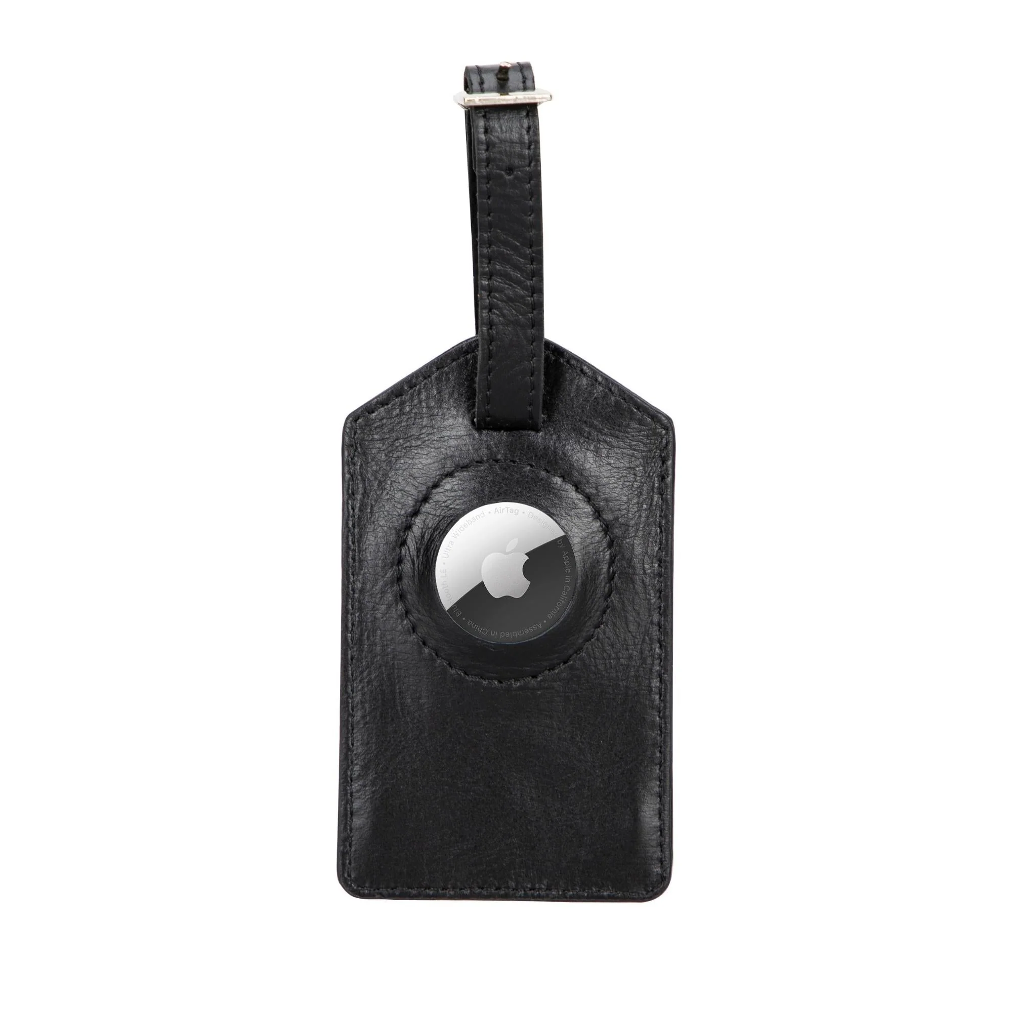 Estes Genuine Leather Luggage Tag with AirTag Slot - Image 8