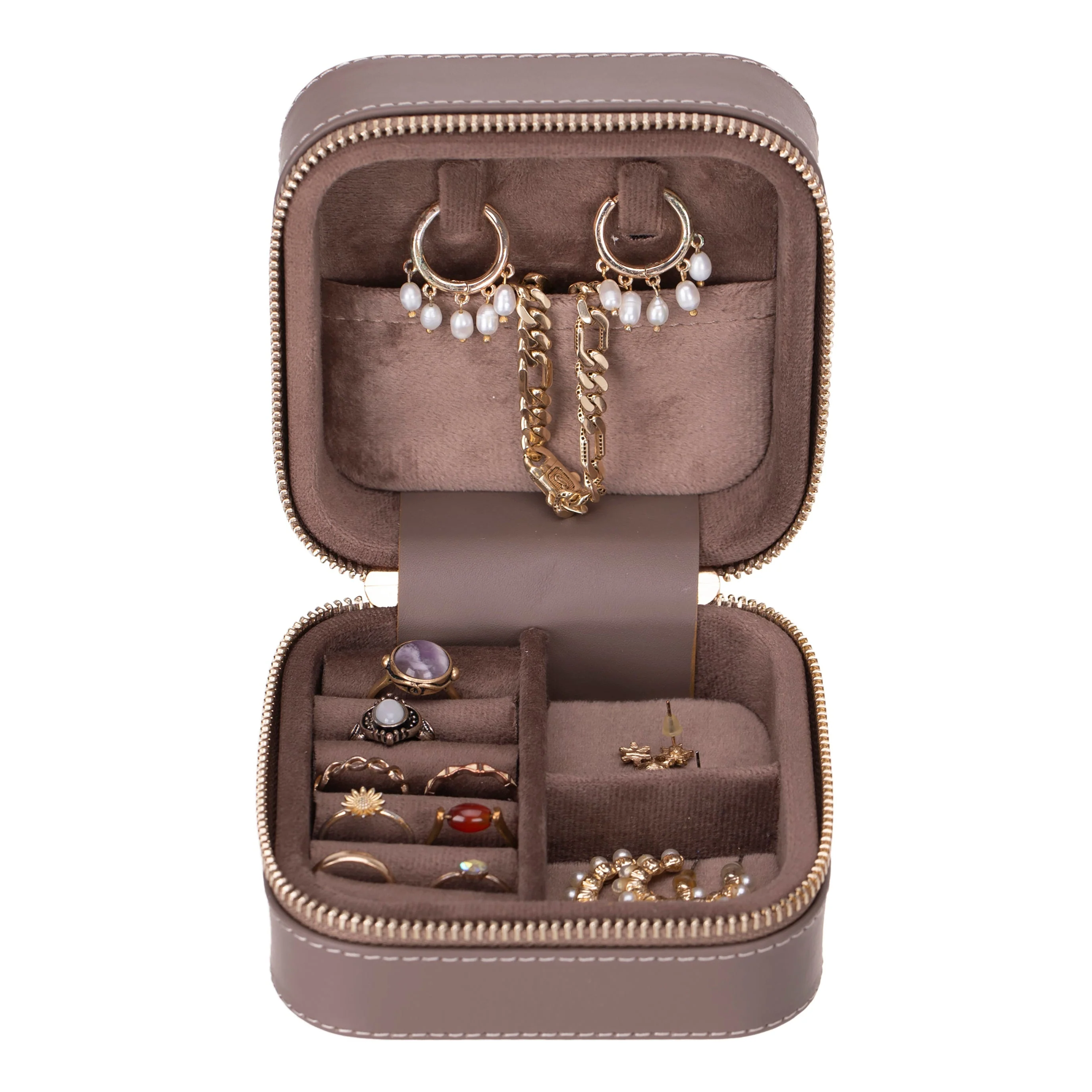 Eufaula Leather Jewelry Box - Image 4