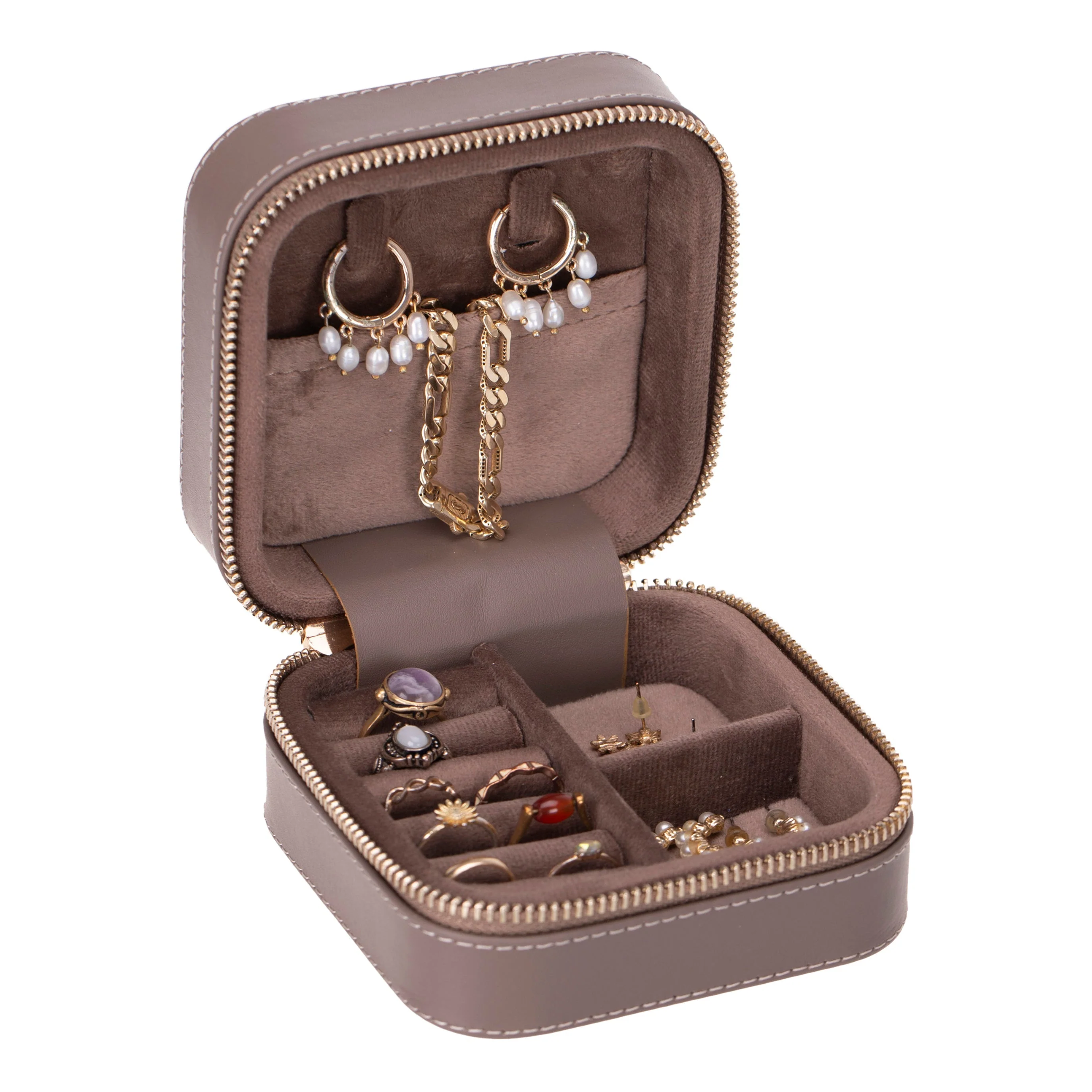 Eufaula Leather Jewelry Box - Image 5