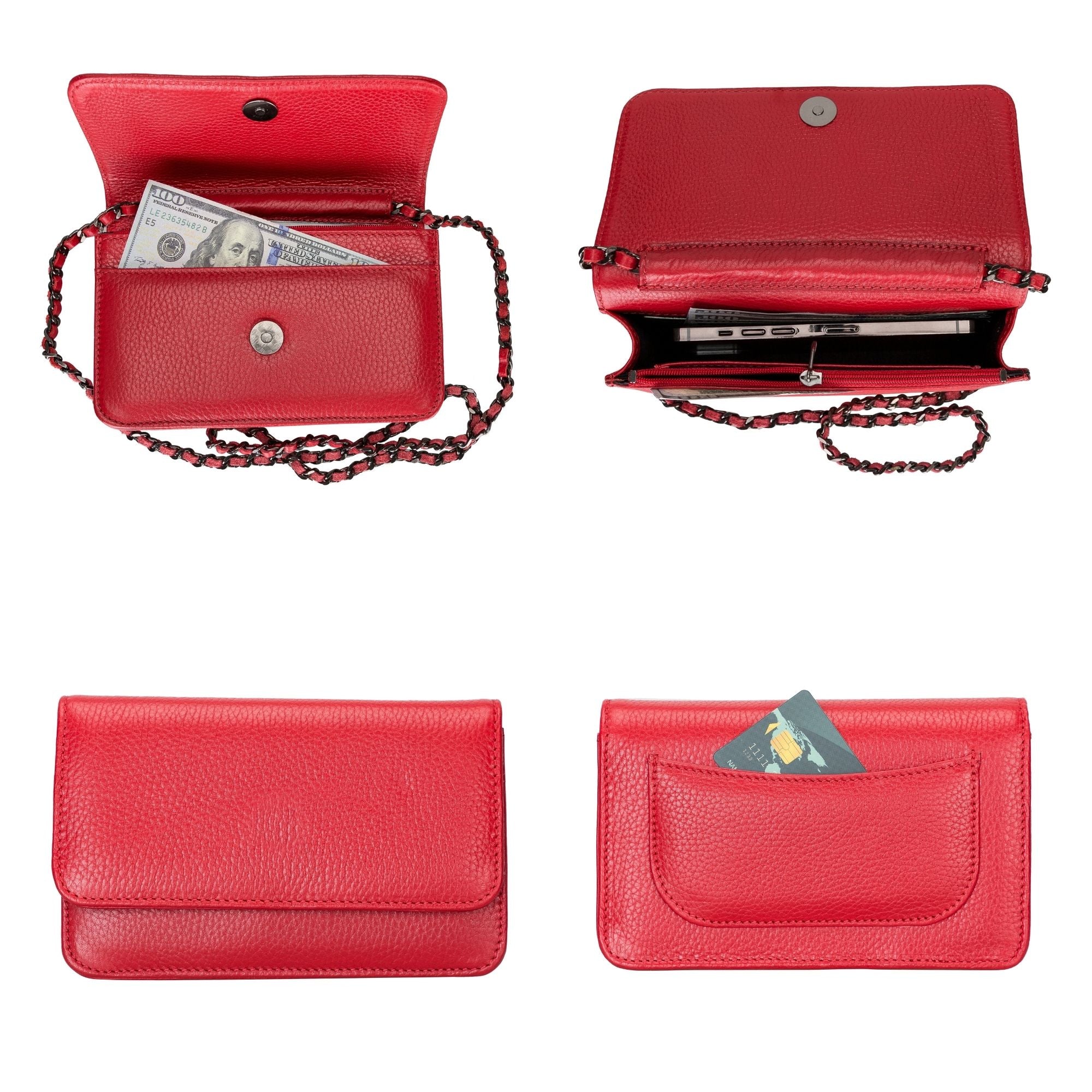 Evanston Minimalist Leather Handbag for Women - Image 8