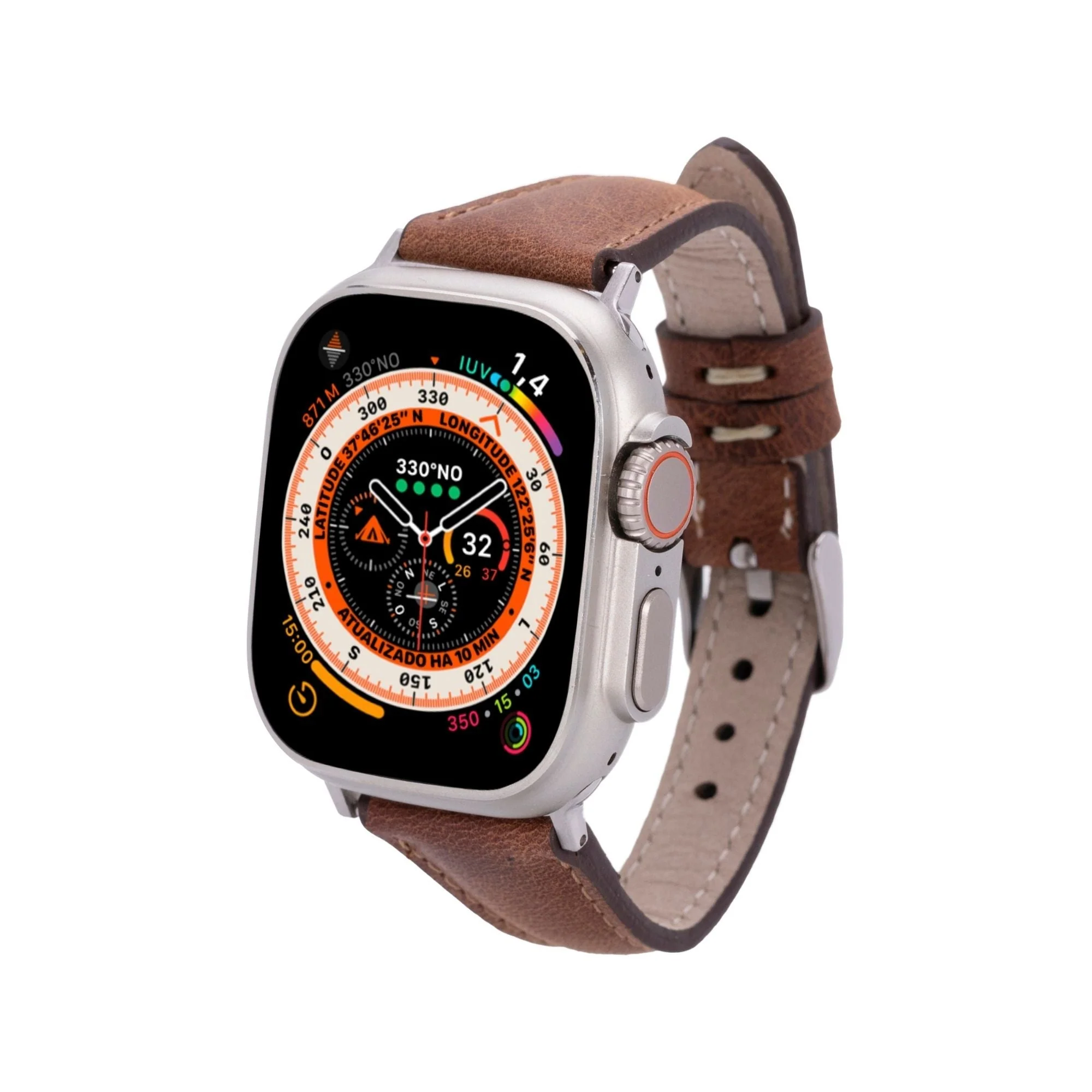 Evansville Slim Leather Bands for Apple Watch 9, Ultra 2 & SE - Image 11