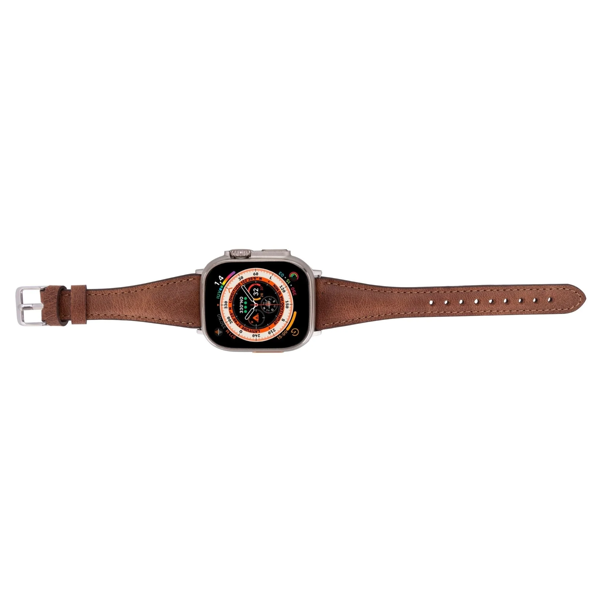 Evansville Slim Leather Bands for Apple Watch 9, Ultra 2 & SE - Image 13
