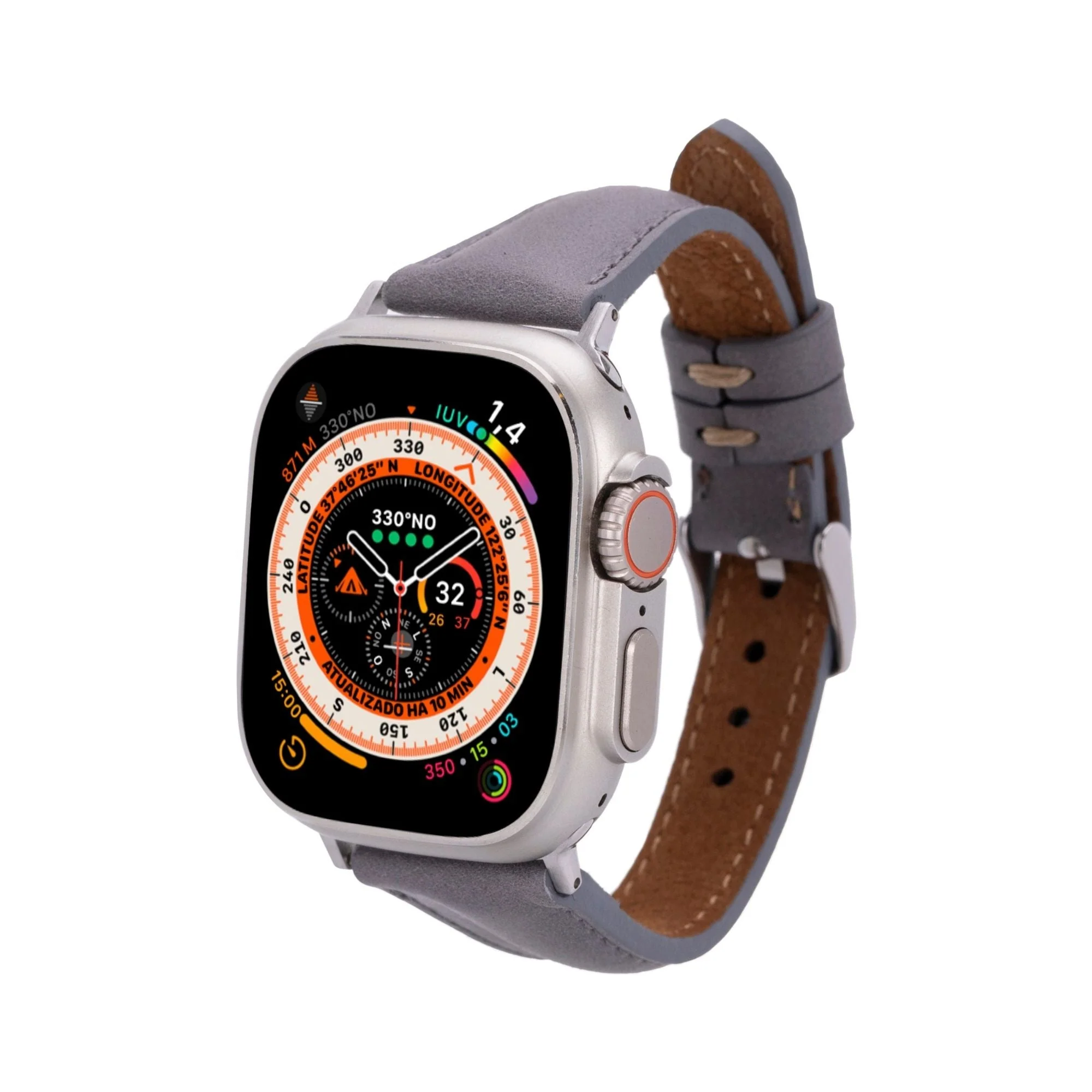 Evansville Slim Leather Bands for Apple Watch 9, Ultra 2 & SE - Image 16