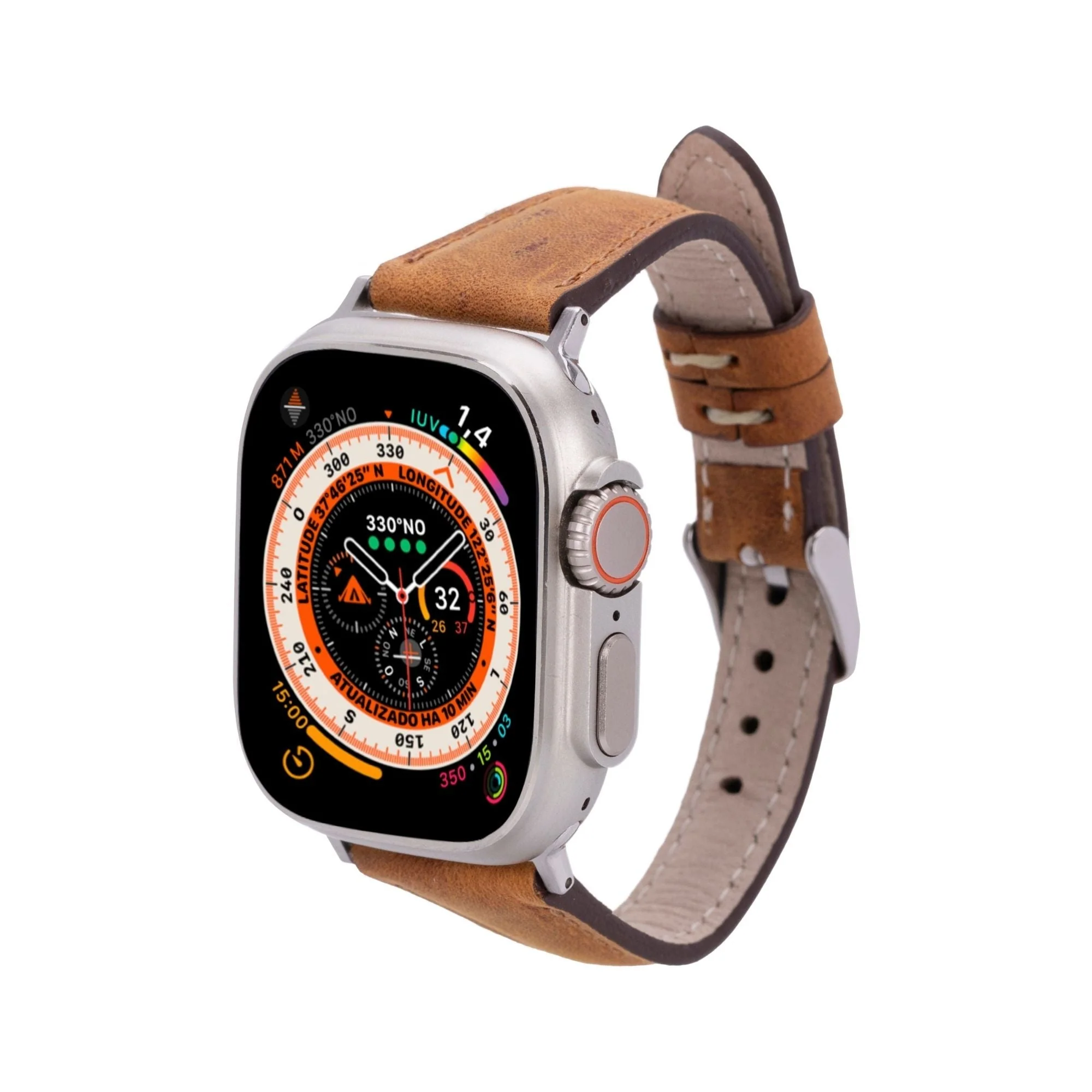 Evansville Slim Leather Bands for Apple Watch 9, Ultra 2 & SE - Image 21