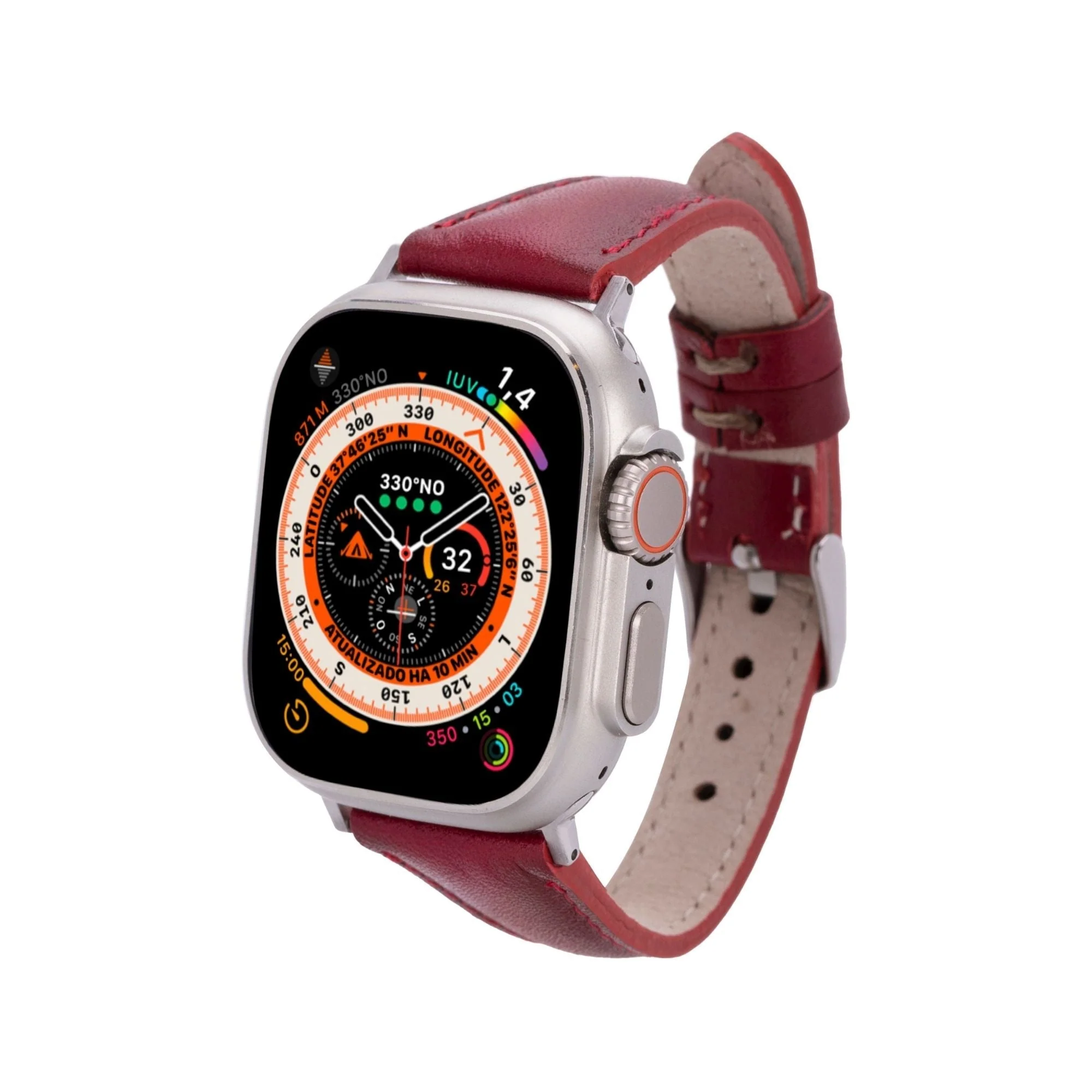 Evansville Slim Leather Bands for Apple Watch 9, Ultra 2 & SE - Image 26