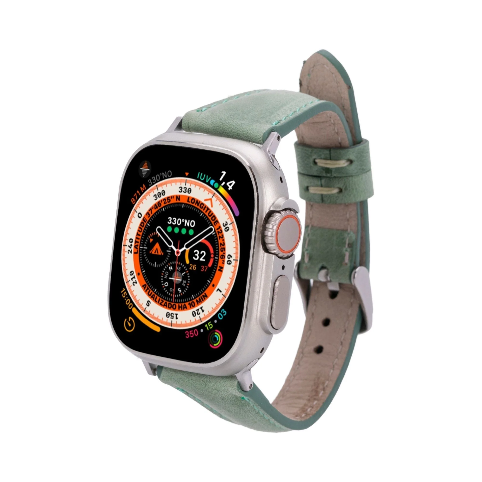Evansville Slim Leather Bands for Apple Watch 9, Ultra 2 & SE - Image 36