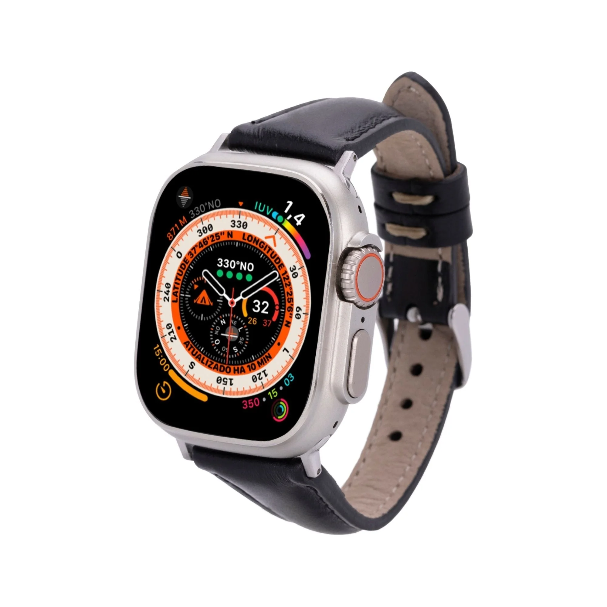 Evansville Slim Leather Bands for Apple Watch 9, Ultra 2 & SE - Image 6