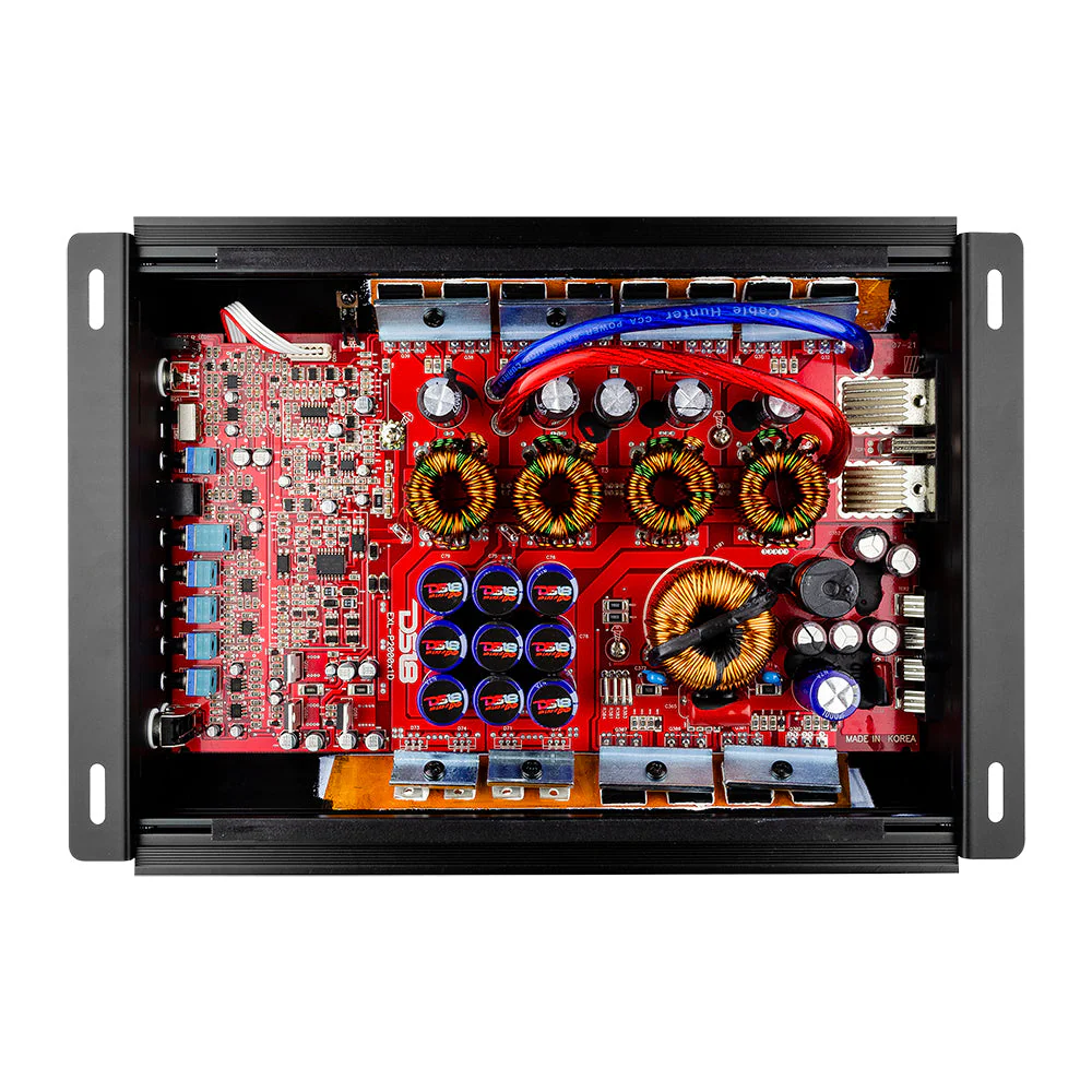 EXL 1-Channel Class D Amplifier 2000 Watts Rms @ 1-Ohm Made In Korea - Image 2