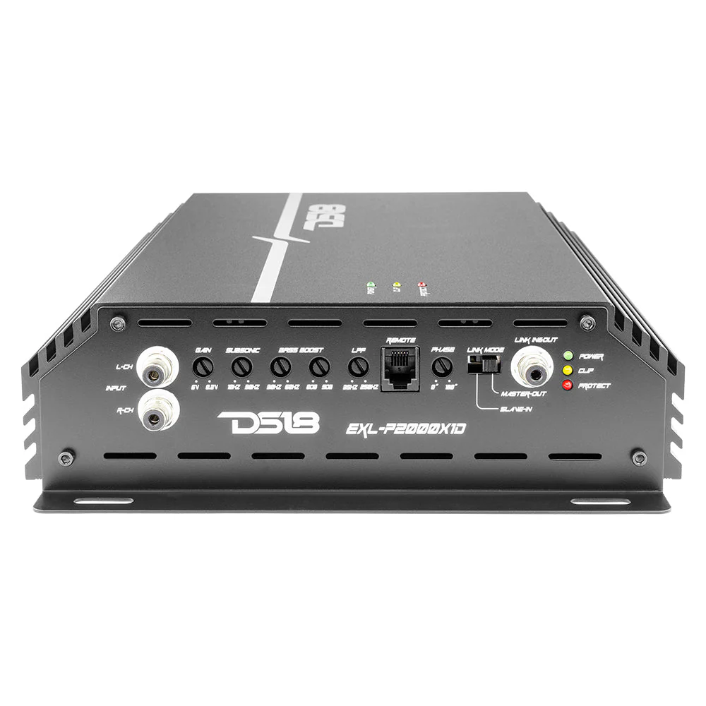 EXL 1-Channel Class D Amplifier 2000 Watts Rms @ 1-Ohm Made In Korea - Image 3
