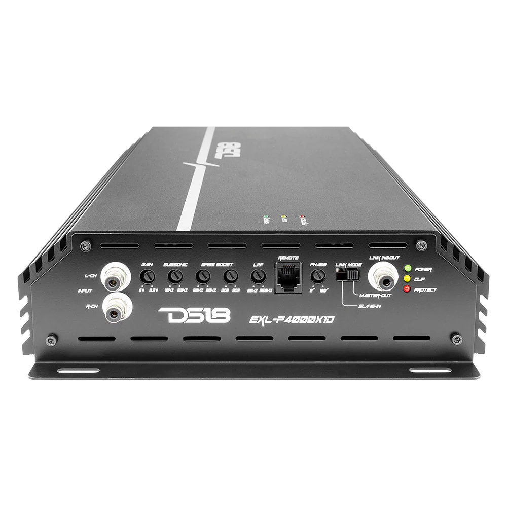 EXL 1-Channel Class D Amplifier 4000 Watts Rms @ 1-Ohm Made In Korea - Image 3