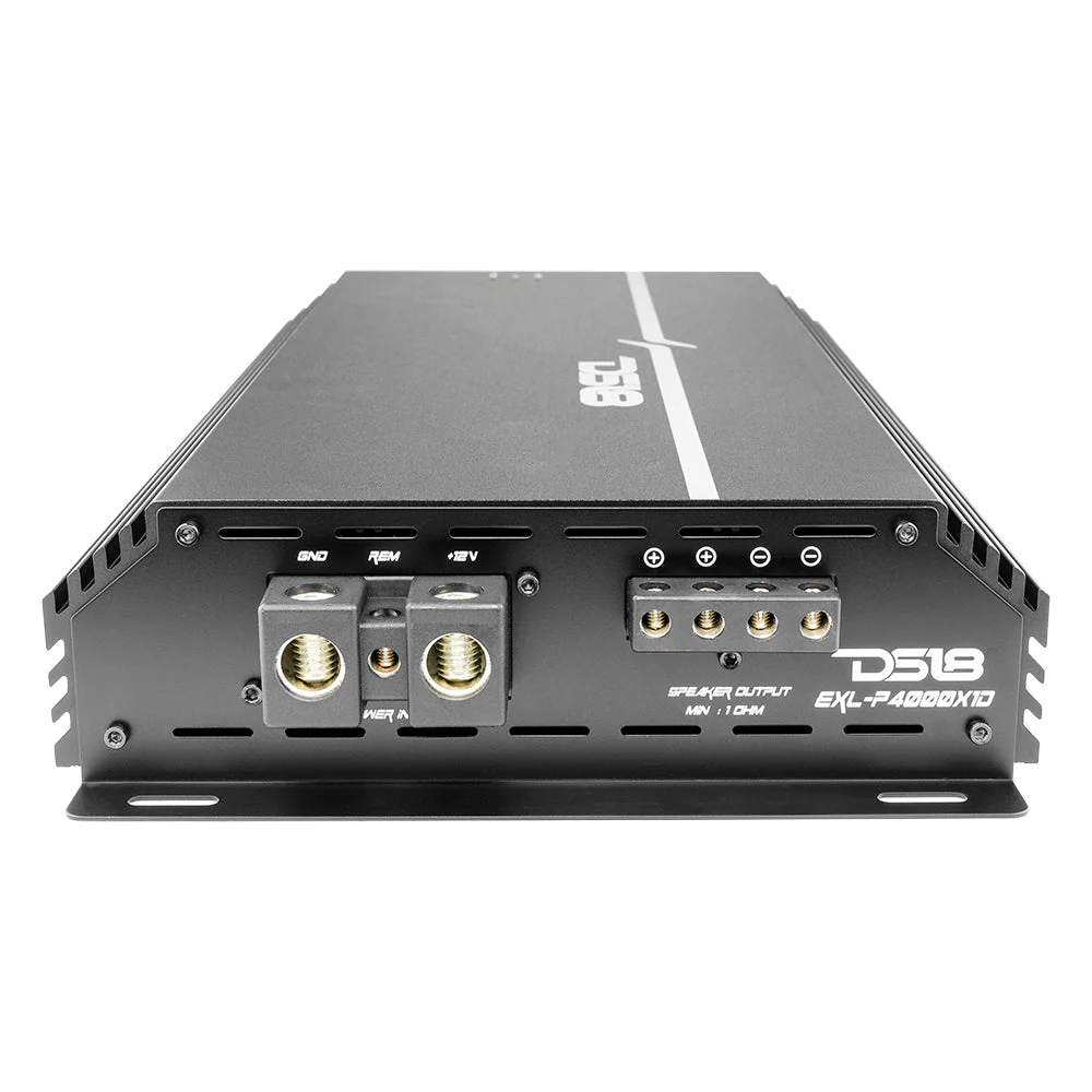 EXL 1-Channel Class D Amplifier 4000 Watts Rms @ 1-Ohm Made In Korea - Image 4