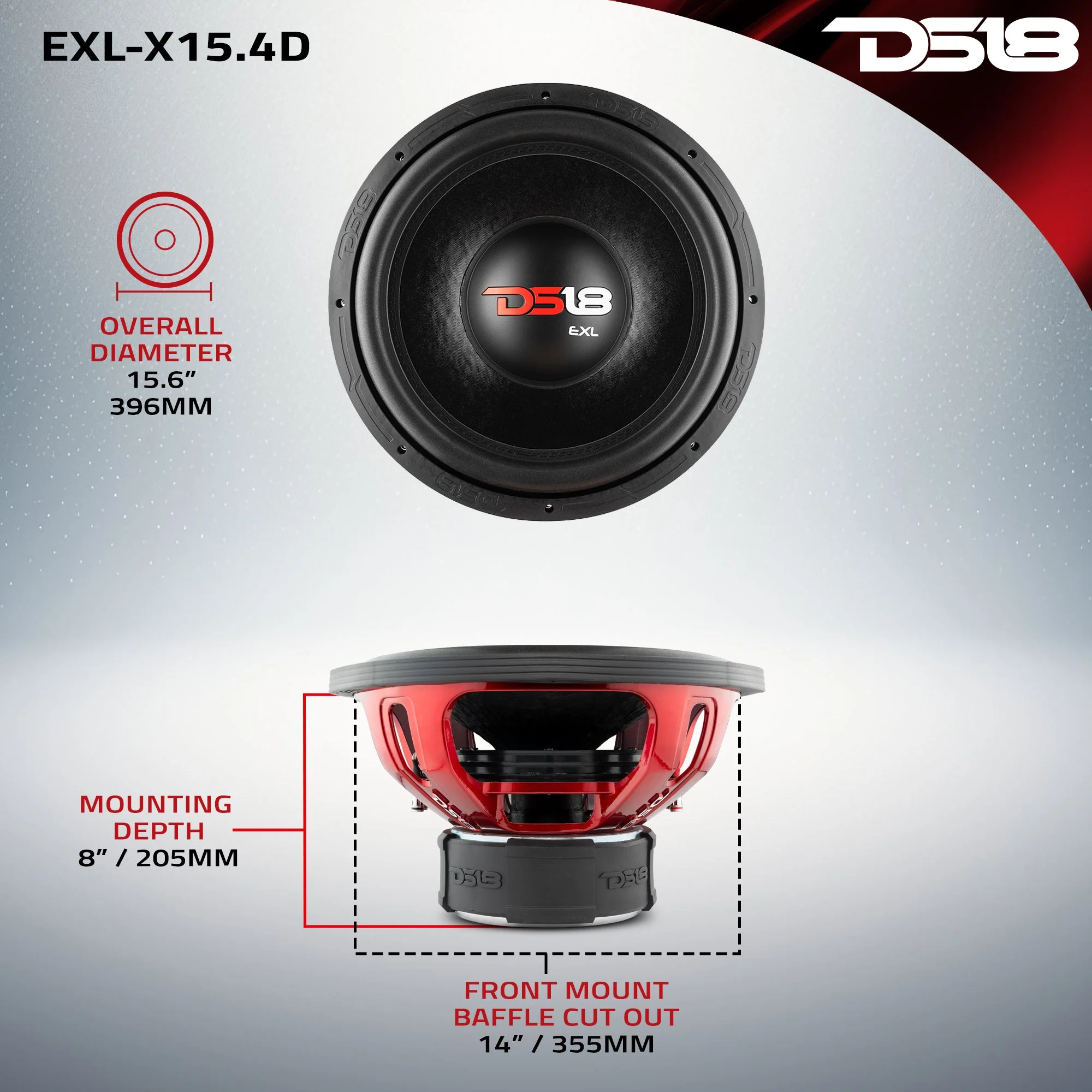 EXL-X 15" Subwoofer 1250 Watts Rms DVC 4-Ohms - Image 6