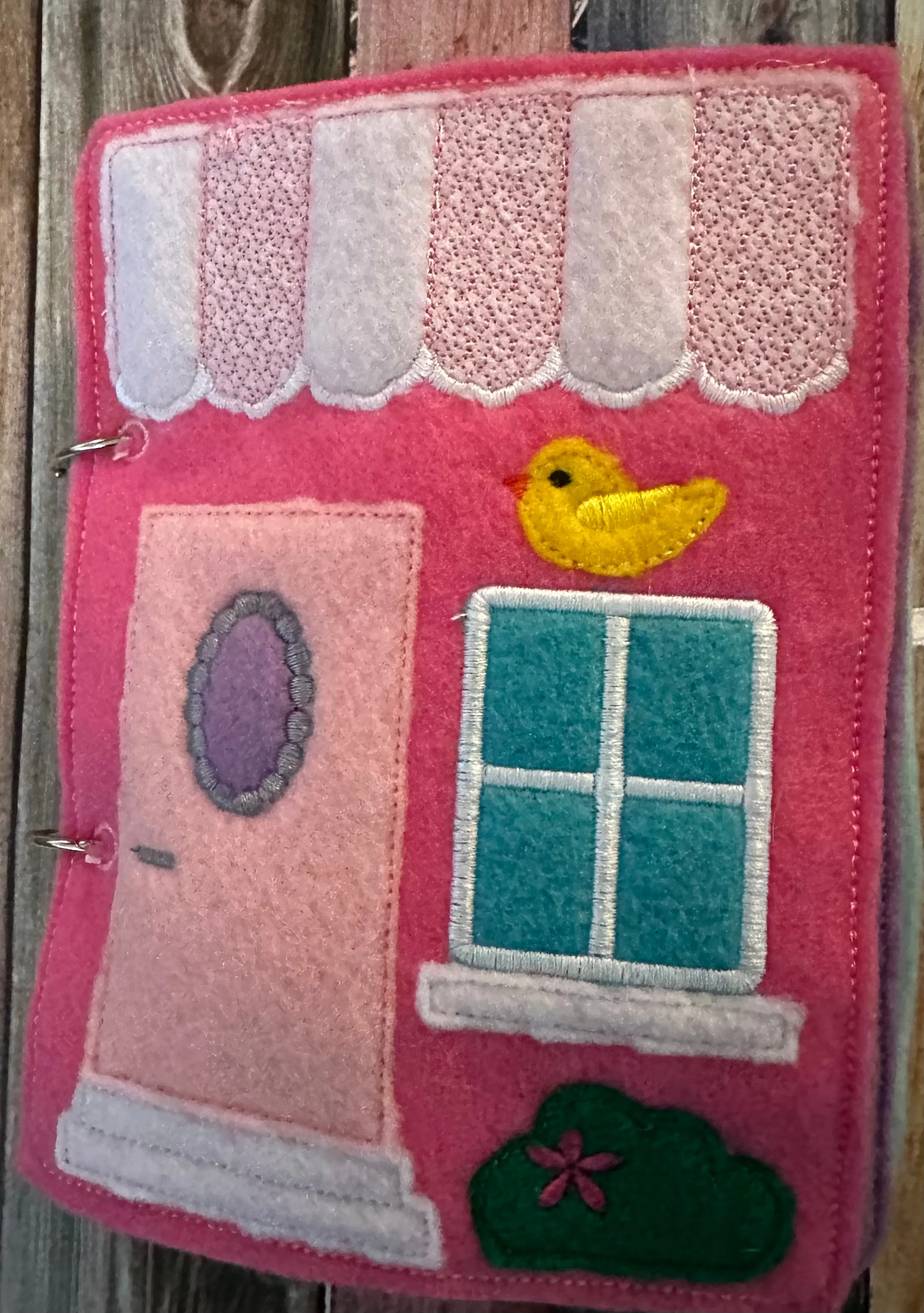 Felt Dollhouse Quiet Book - Toddler Activity Book - Educational Gift for Girls - Learning Toy - Unpaper Doll - Image 2