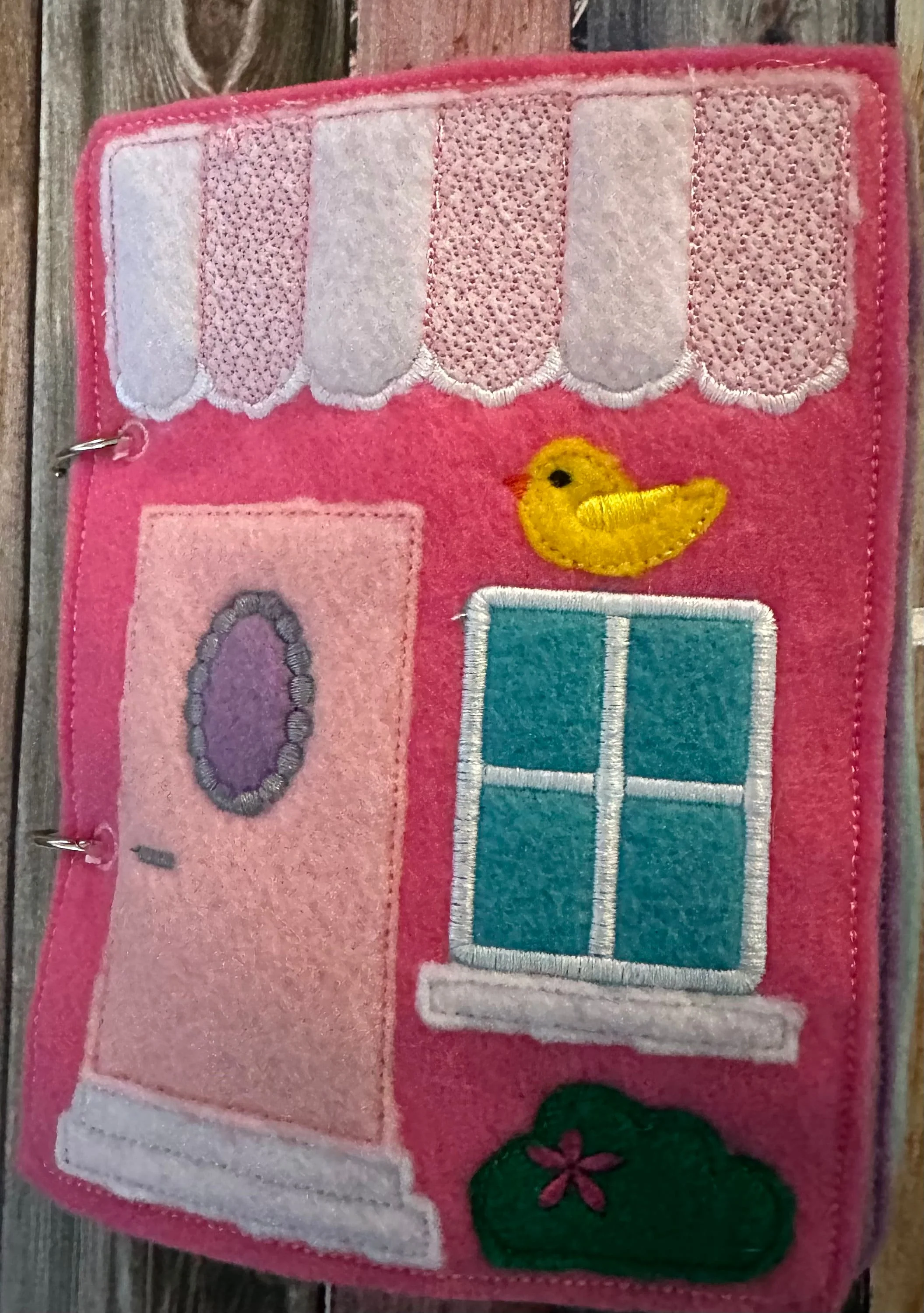 Felt Dollhouse Quiet Book - Toddler Quiet Activity Toy - Educational Gift For Girls - Learning Toy - Unpaper Doll - Image 2