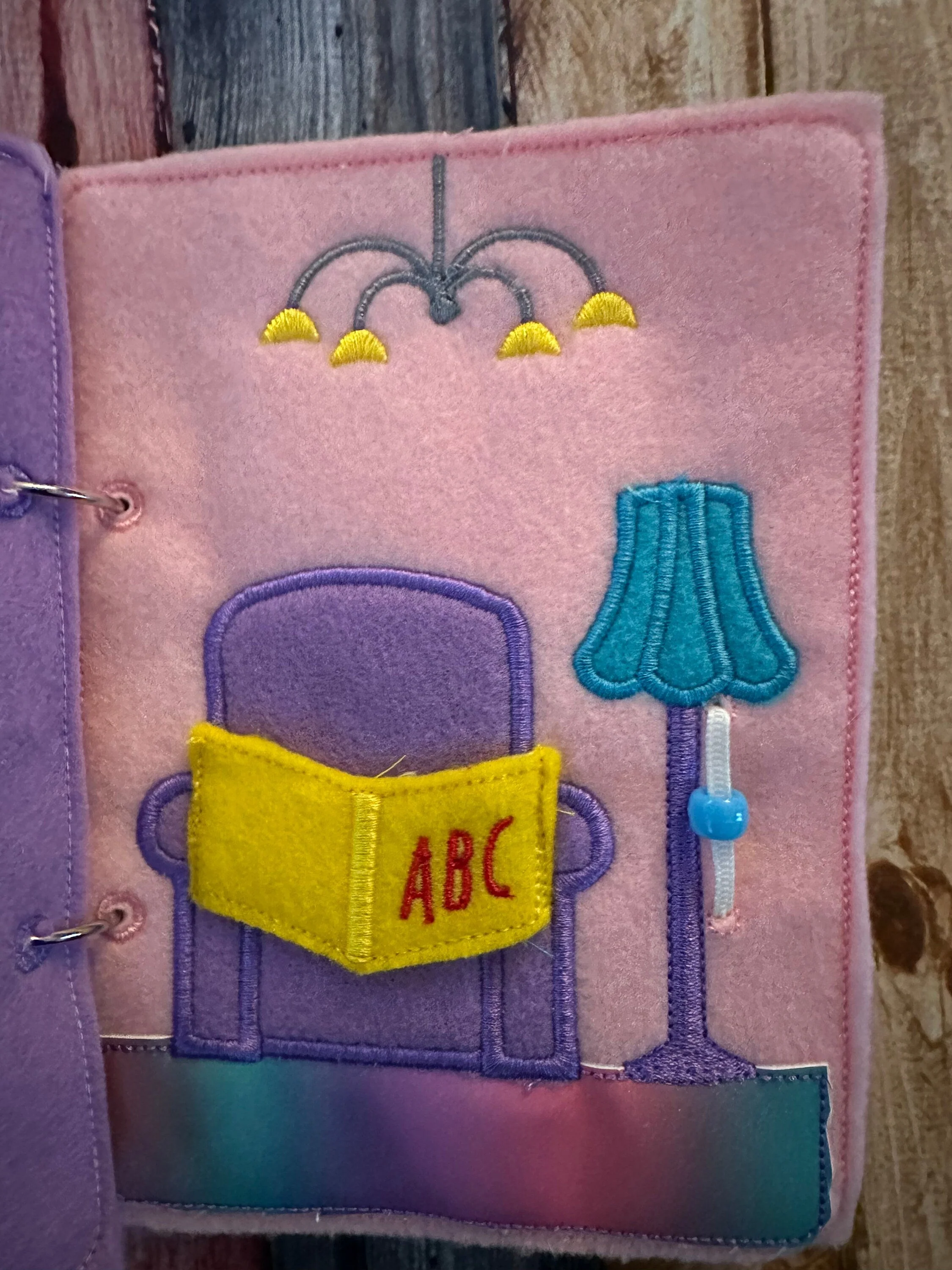Felt Dollhouse Quiet Book - Toddler Quiet Activity Toy - Educational Gift For Girls - Learning Toy - Unpaper Doll - Image 6