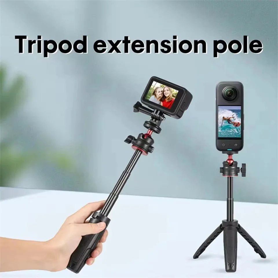 FGCLSY Extension Pole Tripod, Mini Selfie Stick Tripod Stand Handle Grip - Image 6