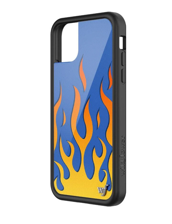 Flames | Blue iPhone Case - Image 10