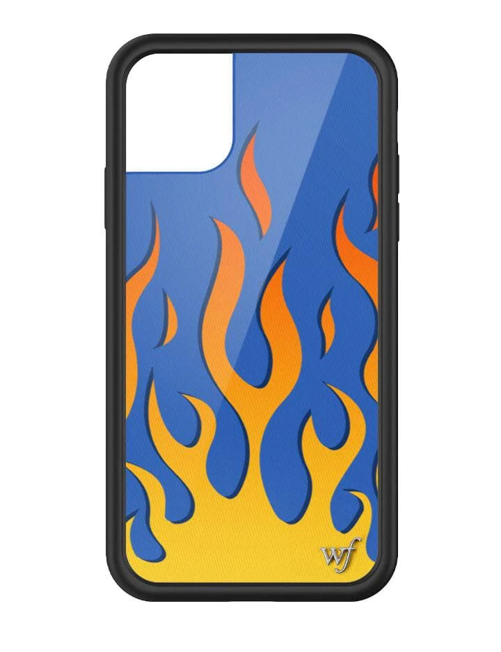Flames | Blue iPhone Case - Image 11