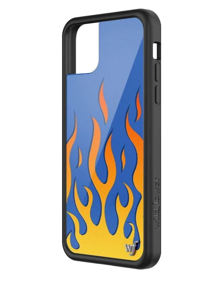 Flames | Blue iPhone Case - Image 6