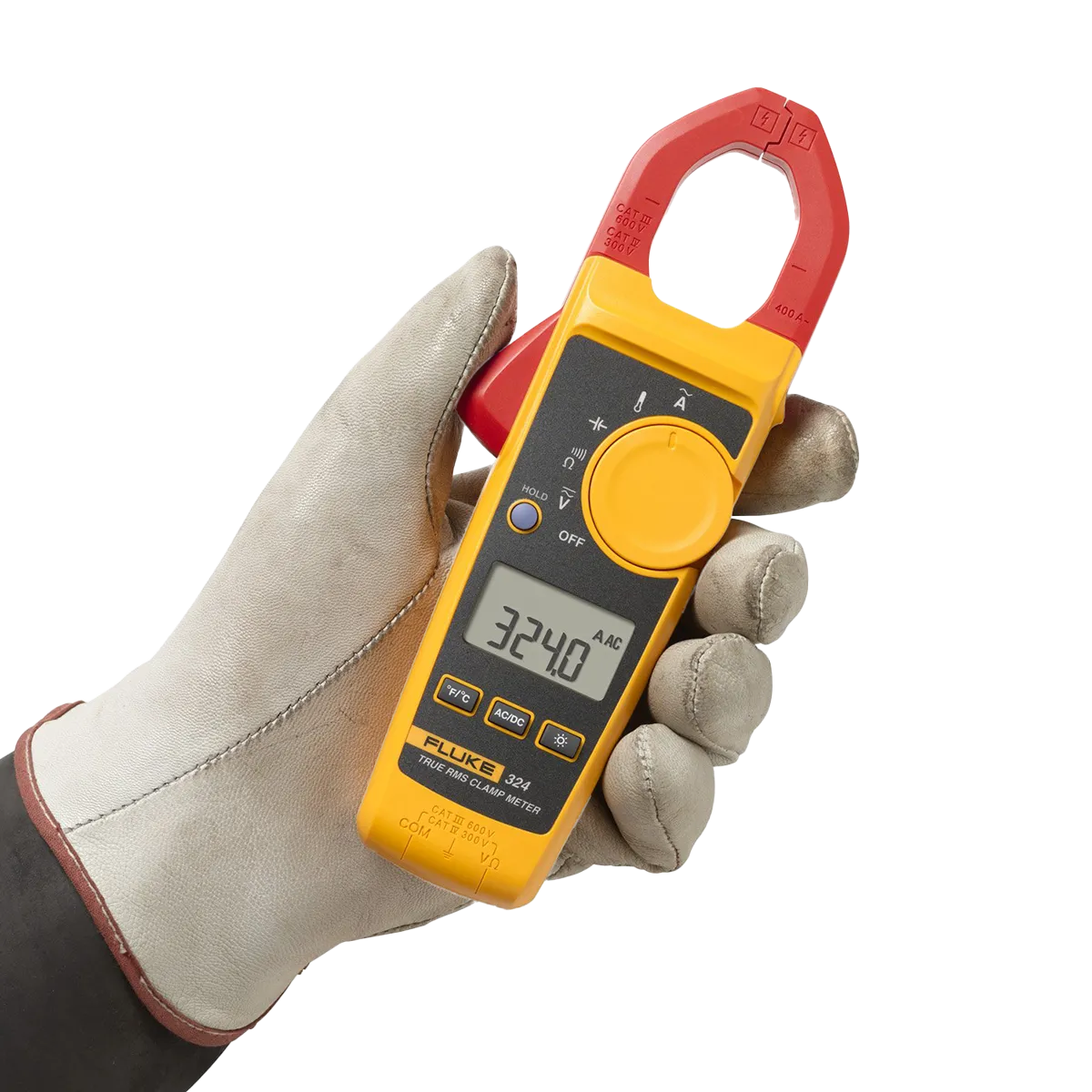 Fluke 324 True-RMS Clamp Meter with Temperature & Capacitance - Image 3