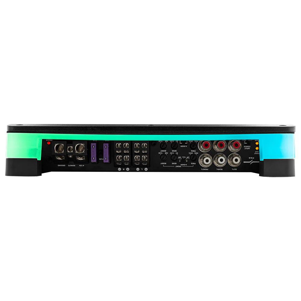 Flush Mount / Surface Mount 4 Channel Class D Amplifier With Acrylic Cover for Custom Installation 4 X 180 Watts RMS @ 4 Ohm - Image 2