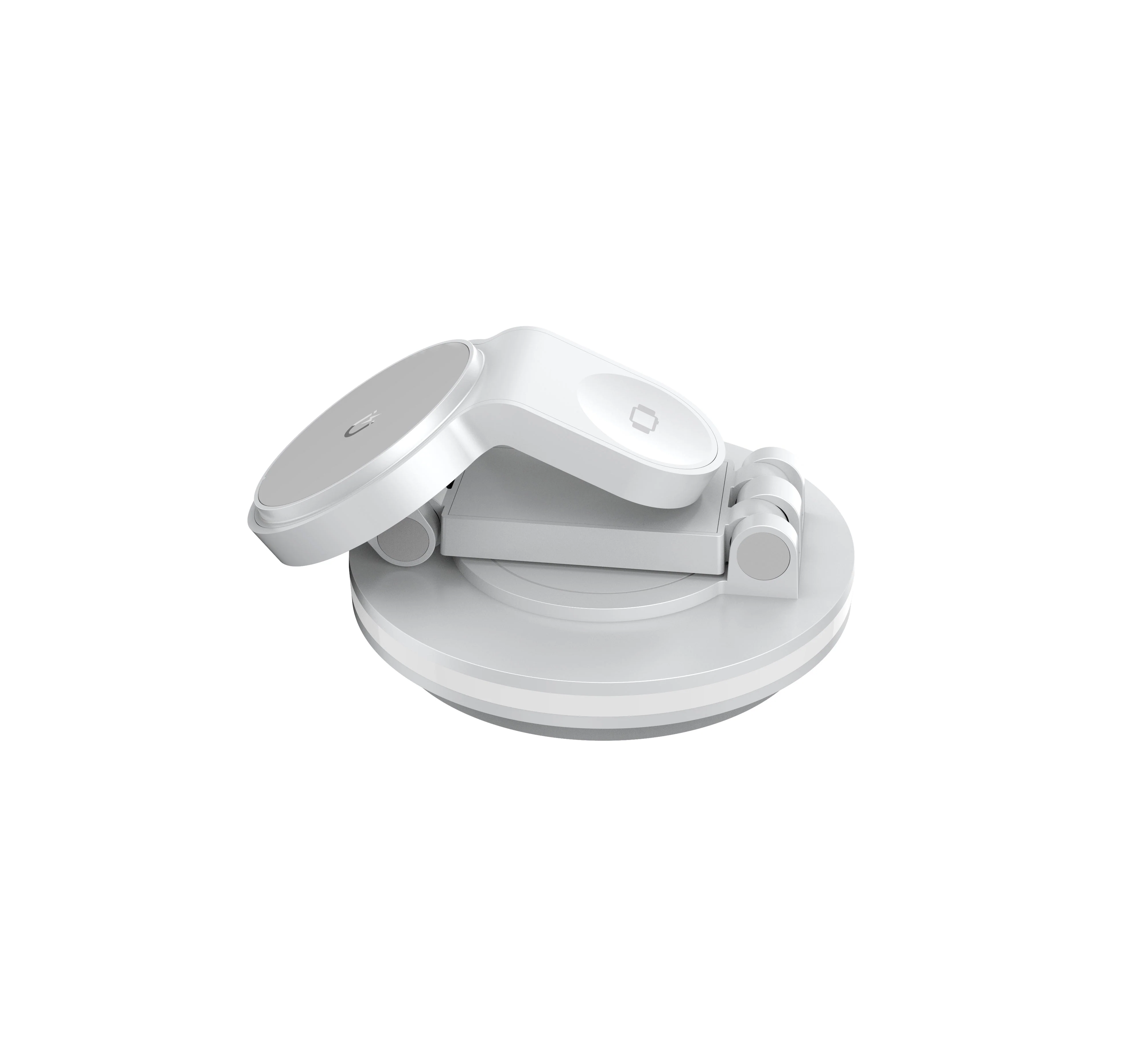 Foldable 4-in-1 Magnetic Wireless Charging Station with 7-Color Night Light for iPhone, Apple Watch & AirPods - Image 24