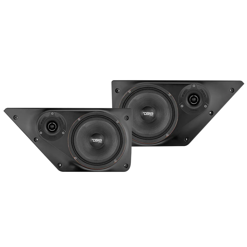 Ford Bronco 6th Gen Front Doors 6.5" Speaker and 3.8" Tweeter Panels - Image 3