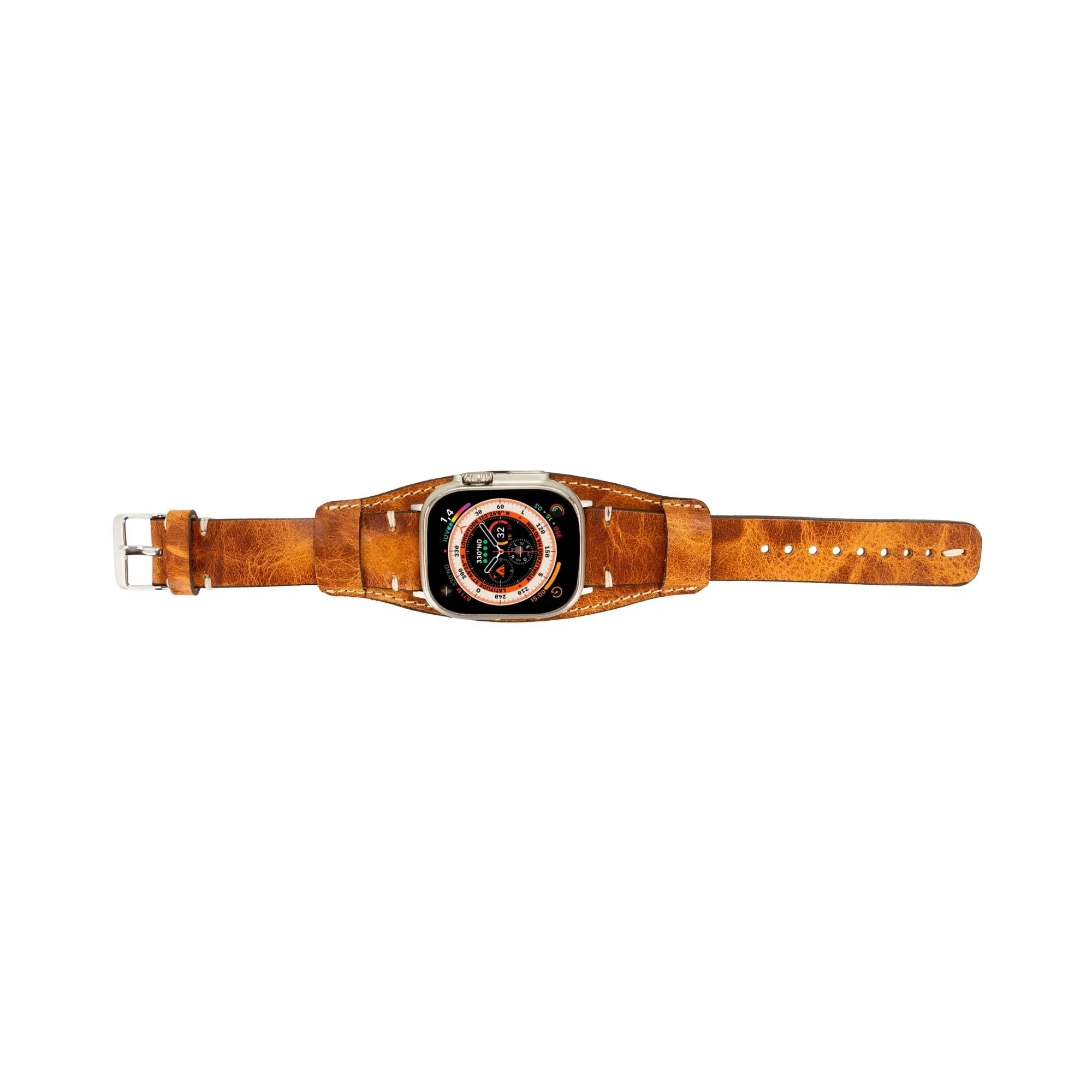 Fort Cuff Leather Bands for Apple Watch 9, Ultra 2 & SE - Image 11