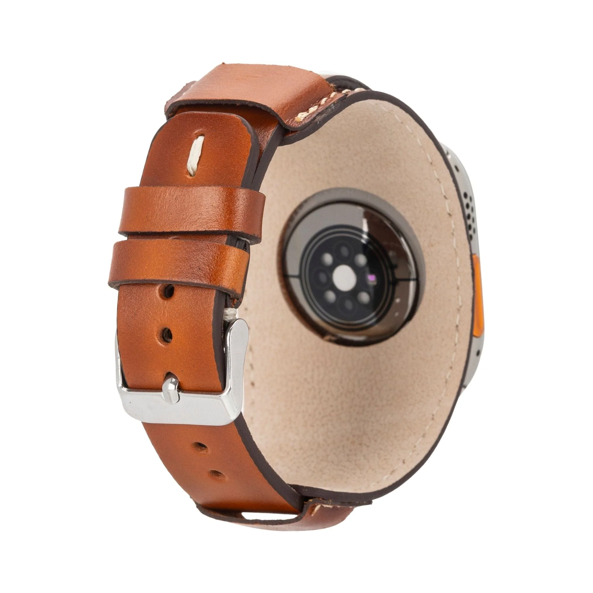 Fort Cuff Leather Bands for Apple Watch 9, Ultra 2 & SE - Image 2