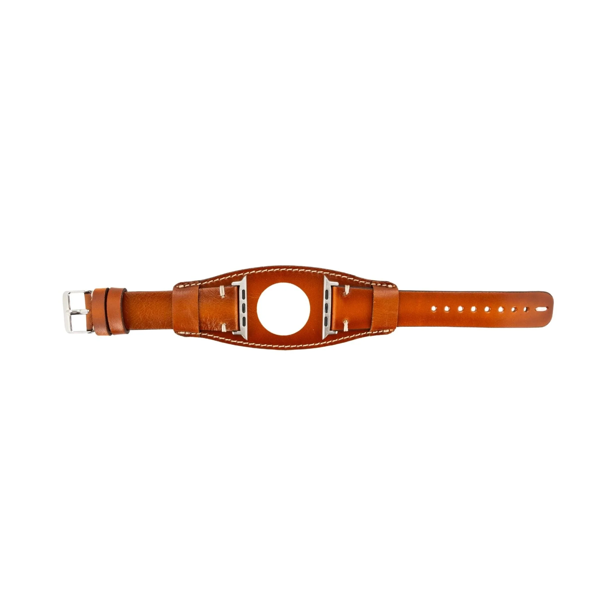 Fort Cuff Leather Bands for Apple Watch 9, Ultra 2 & SE - Image 4