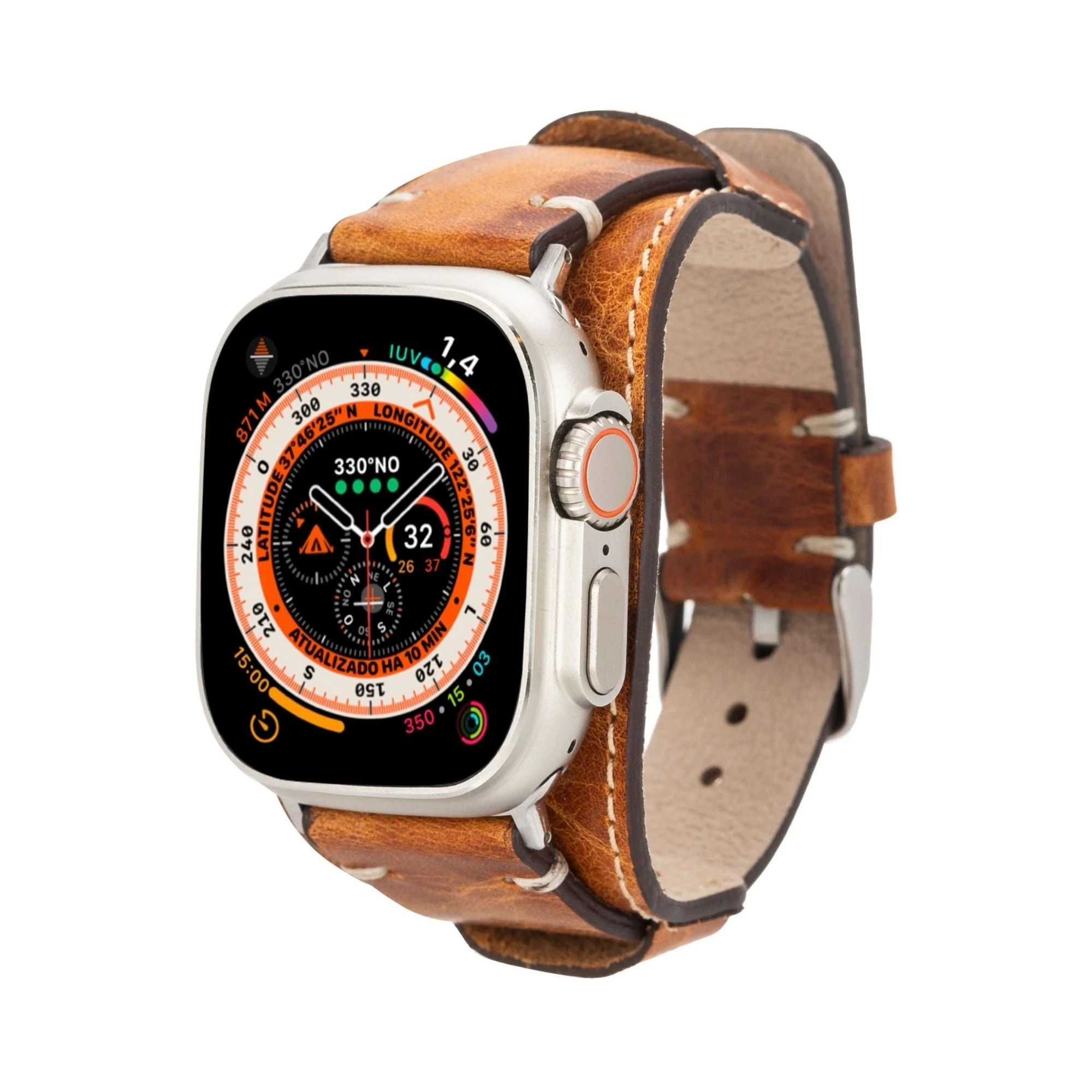 Fort Cuff Leather Bands for Apple Watch 9, Ultra 2 & SE - Image 9