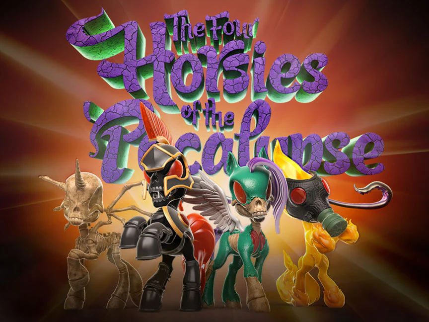 Four Horsies of the Pocalypse POCALYPSE NOW Gift Pack 4-piece set - Image 2