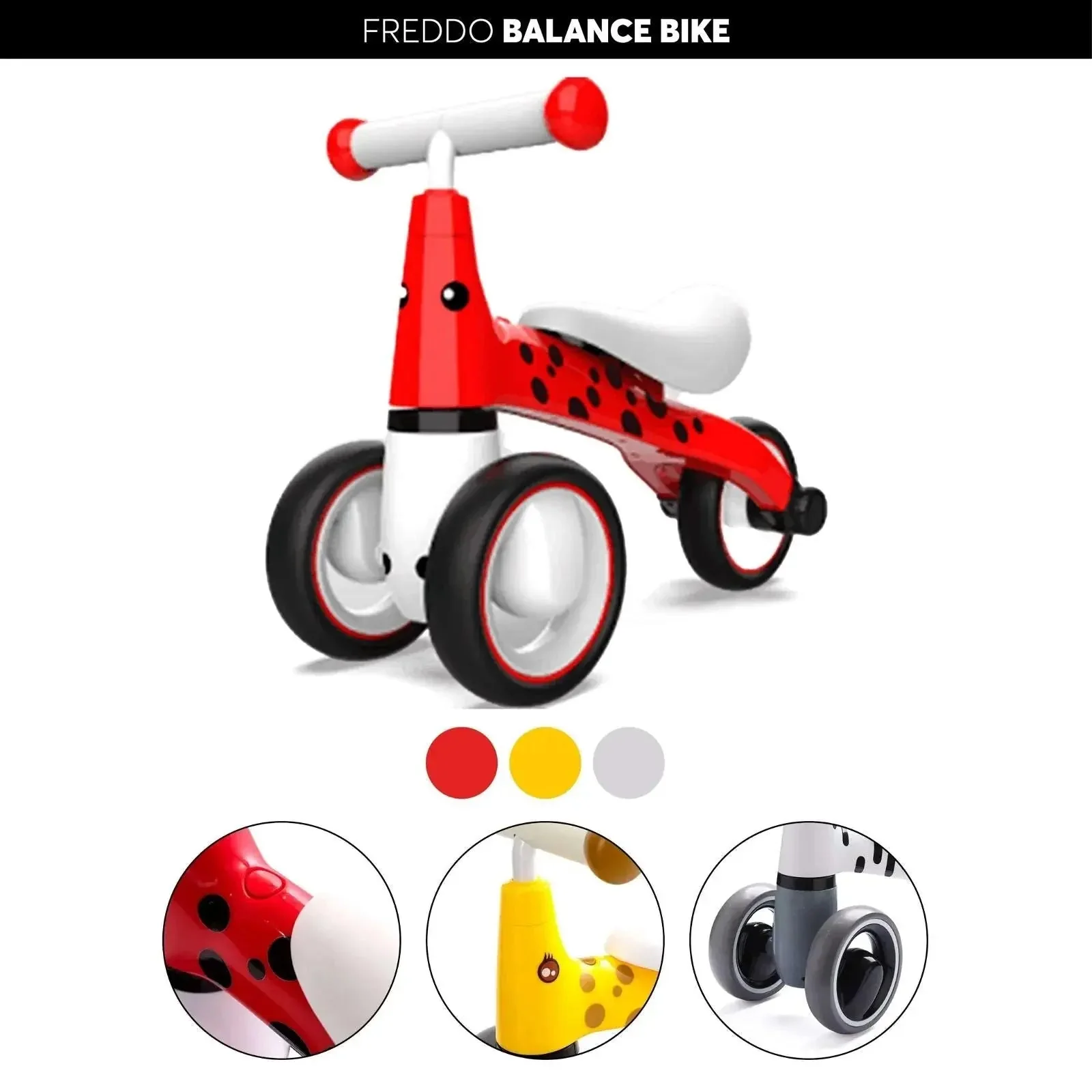 Freddo Toys 3 Wheel Balance Bike - Image 13