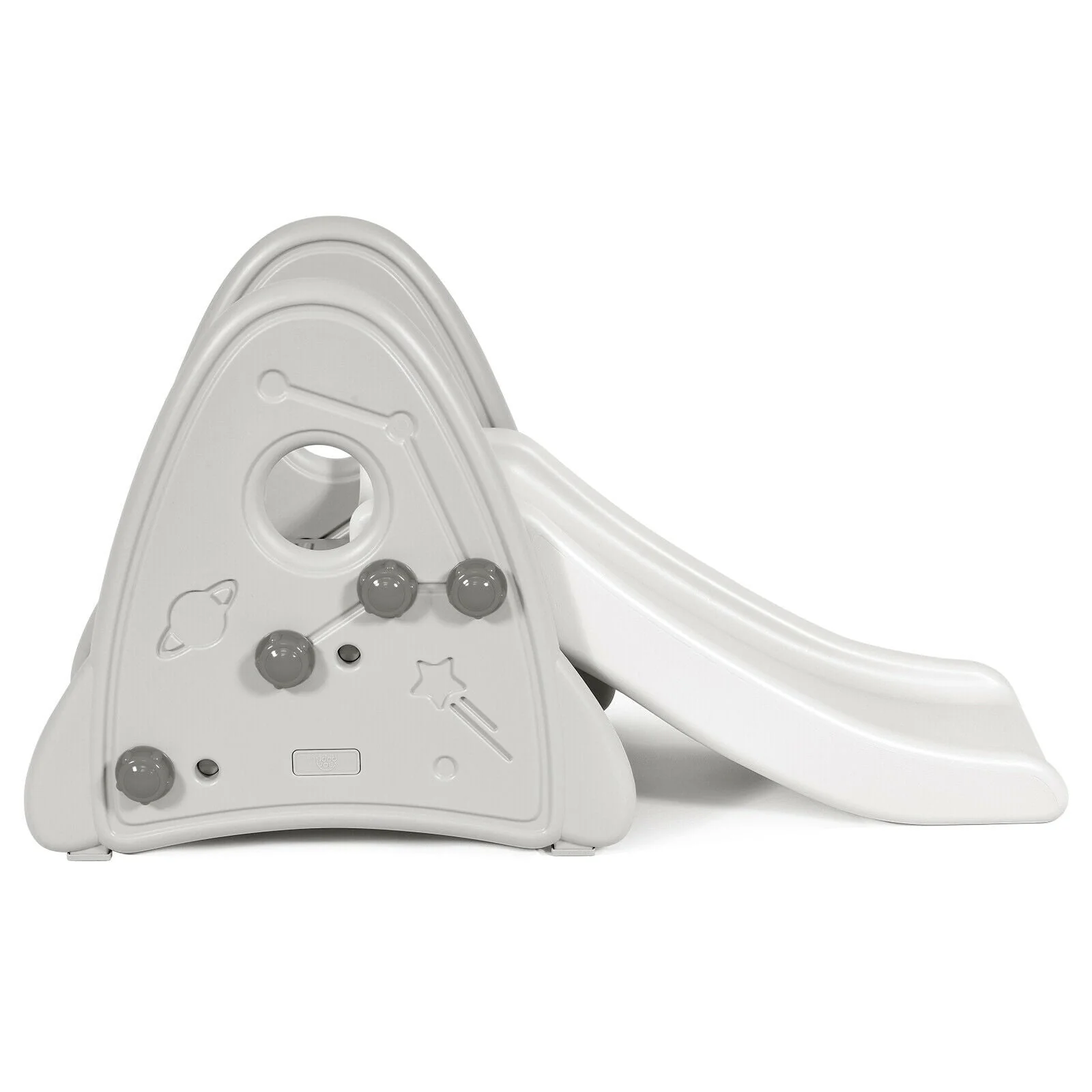 Freestanding Baby Slide Indoor First Play Climber Slide Set for Boys Girls -Gray - Image 7