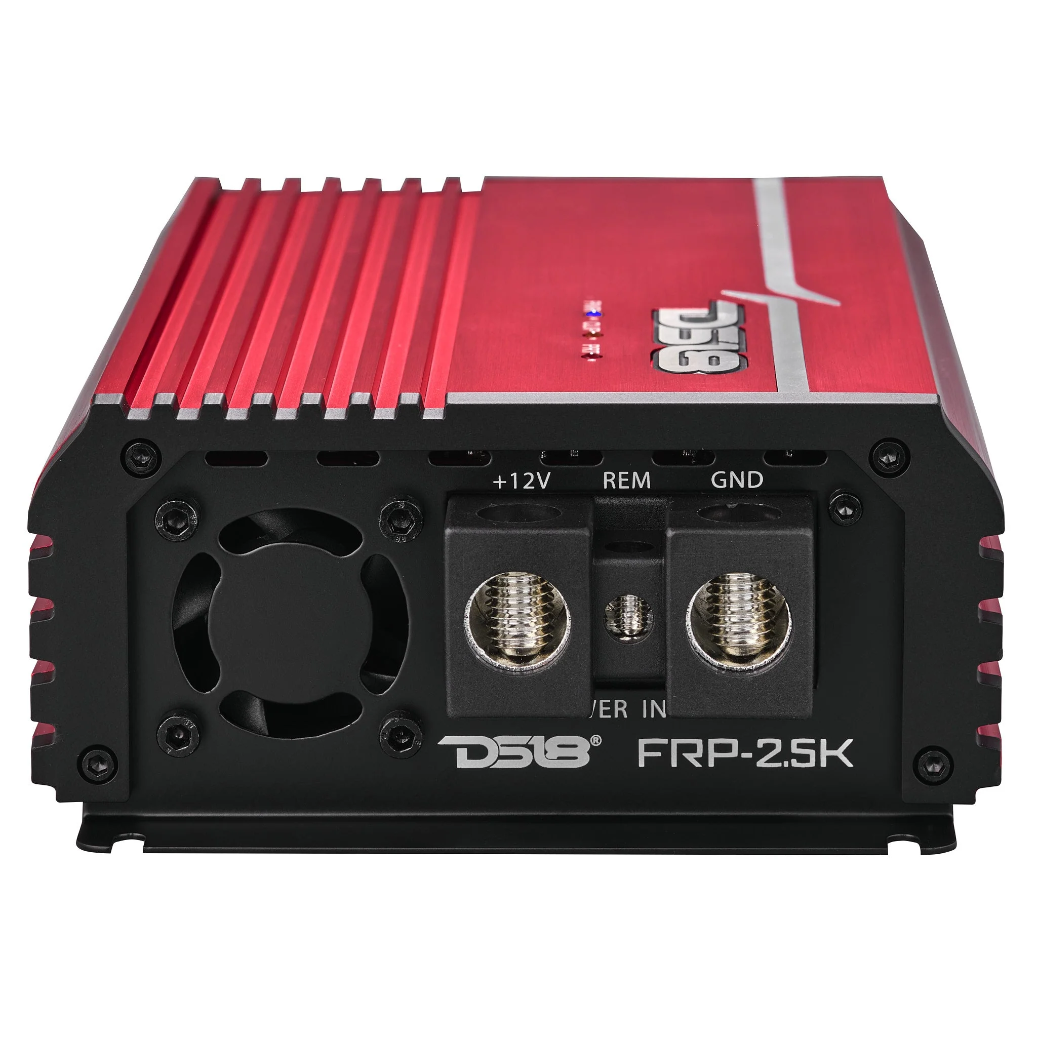 FRP Compact Full-Range Class D 1-Channel Amplifier 2,500 Watts Rms @ 1-ohm Red - Image 4