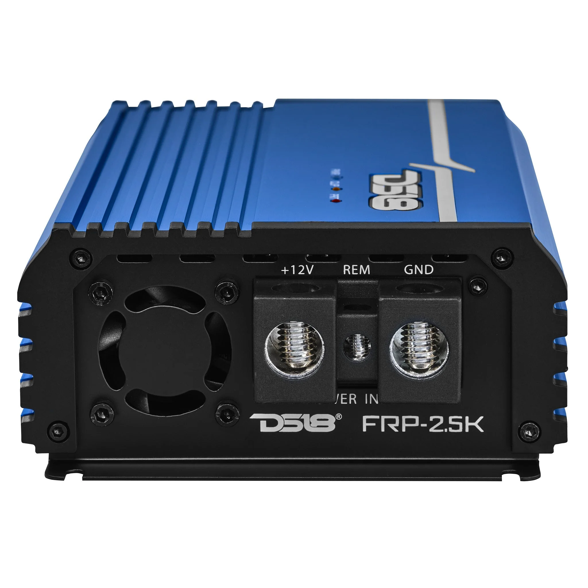 FRP Compact Full-Range Class D 1-Channel Amplifier 2,500 Watts Rms @ 1-ohm Red Blue - Image 4