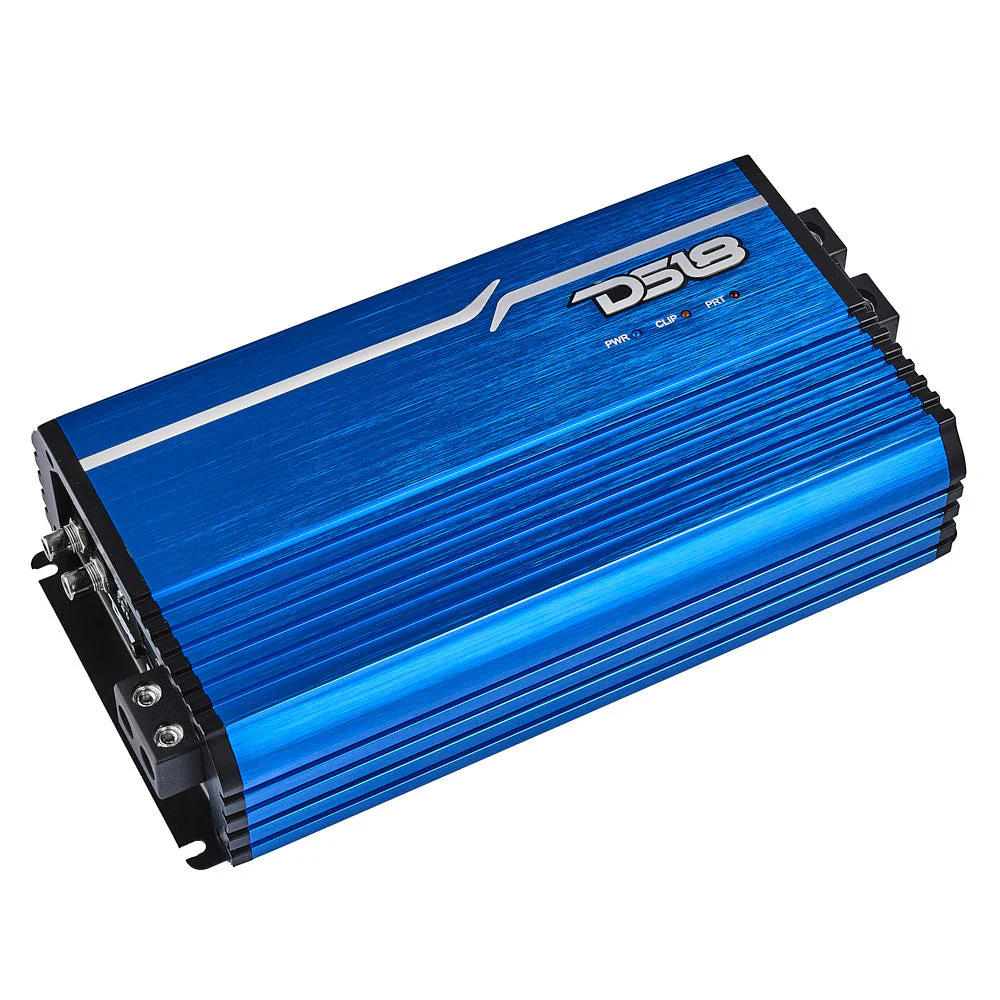 FRP Compact Full-Range Class D 1-Channel Amplifier 3,500 Watts Rms @ 1-Ohm Blue - Image 3