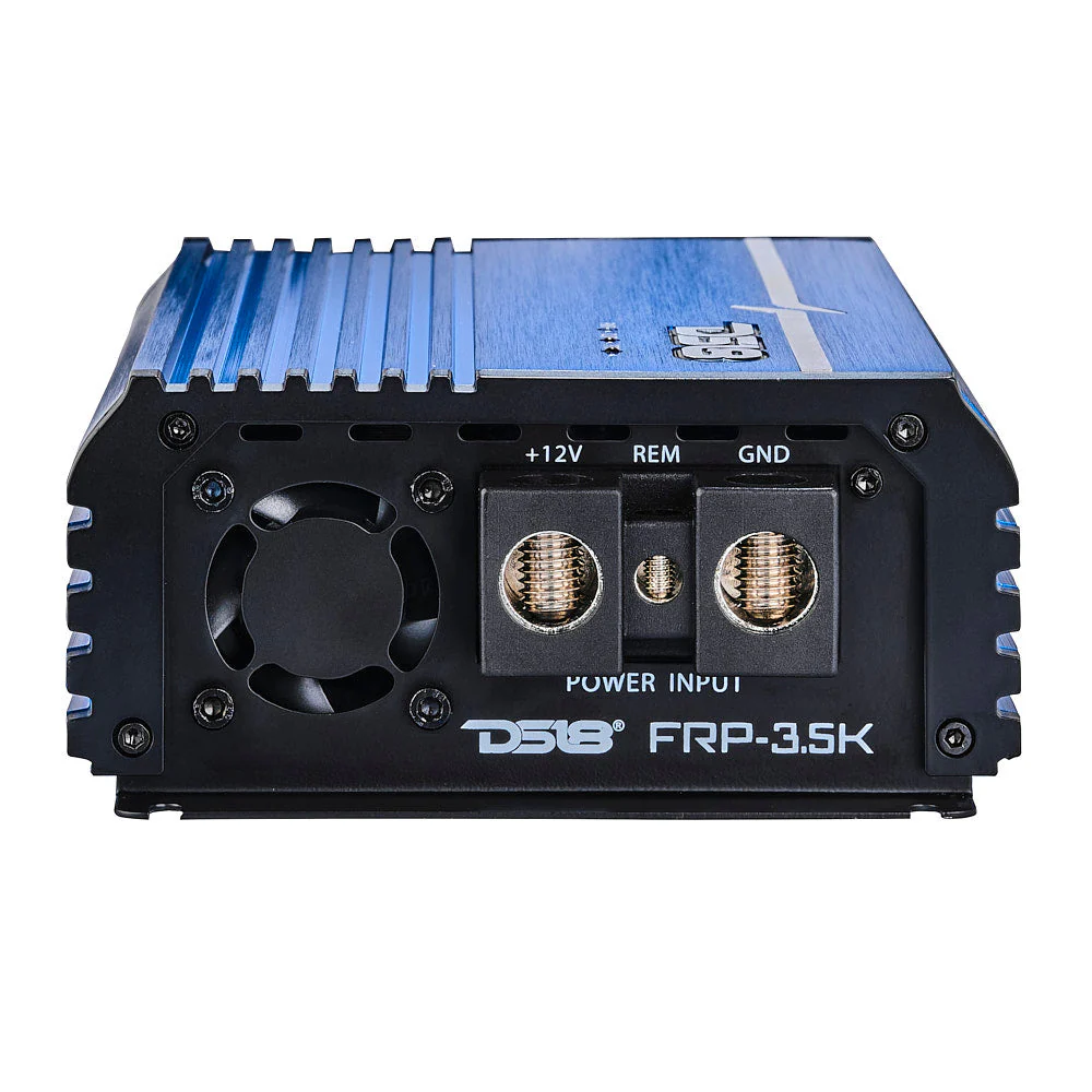 FRP Compact Full-Range Class D 1-Channel Amplifier 3,500 Watts Rms @ 1-Ohm Blue - Image 5