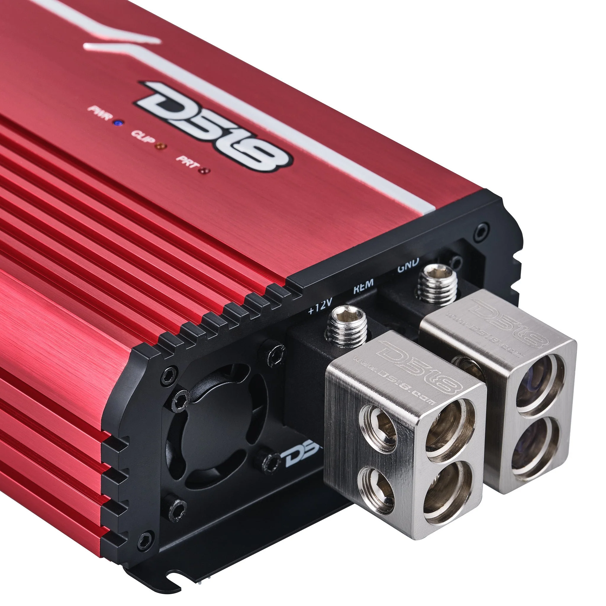 FRP Compact Full-Range Class D 1-Channel Amplifier 5,000 Watts Rms @ 1-Ohm Red - Image 6