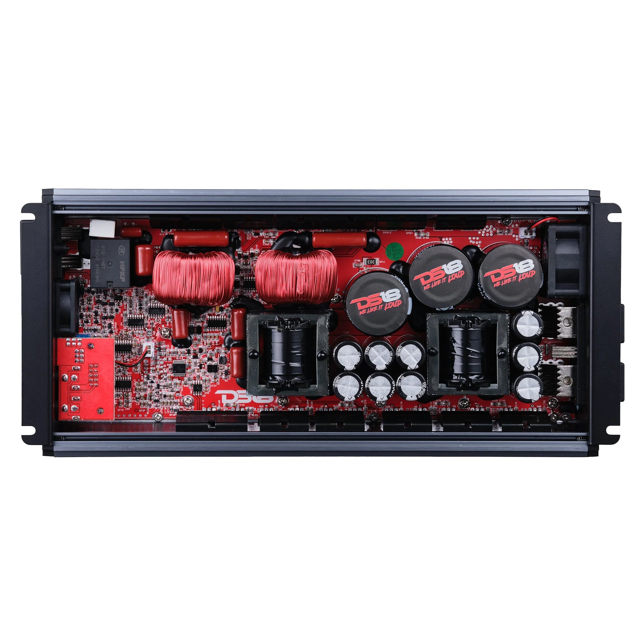 FRP Compact Full-Range Class D 1-Channel Amplifier 5,000 Watts Rms @ 1-Ohm Titanium - Image 2