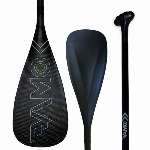 Full Carbon Adjustable Paddle with ABS Edge  - SR71 Black - Image 3