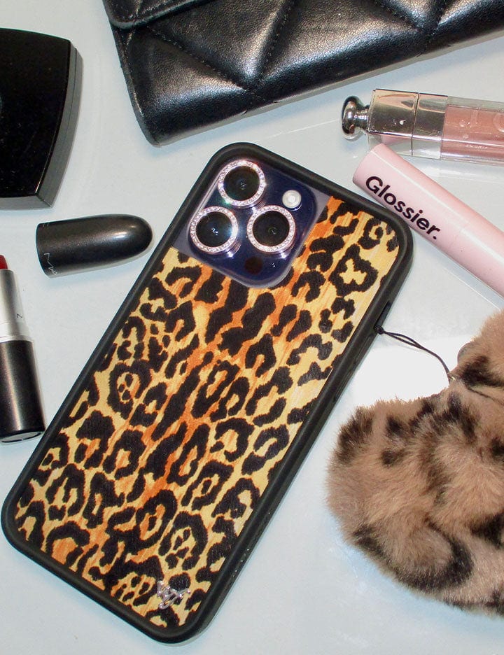 Fuzzy Heart w/ WF Charm | Leopard - Image 4