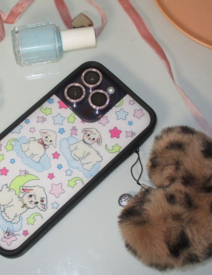 Fuzzy Heart w/ WF Charm | Leopard - Image 5