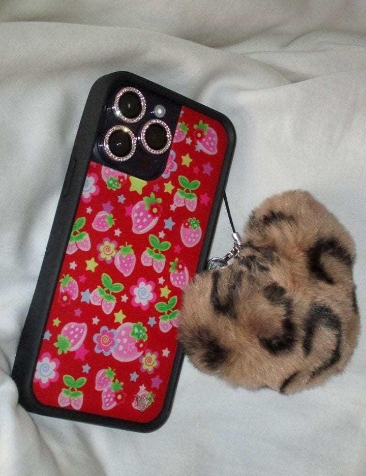 Fuzzy Heart w/ WF Charm | Leopard - Image 6