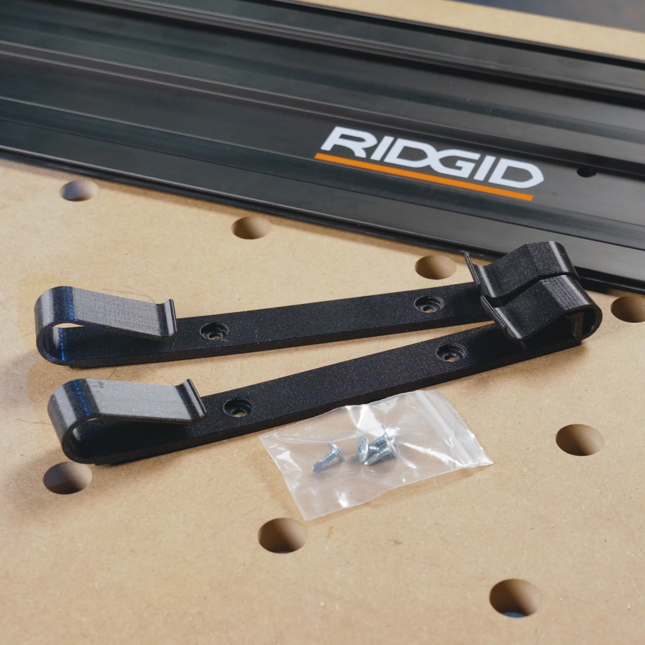 Garage Door/Wall Mount Brackets for Ridgid Guide Rails - Image 3