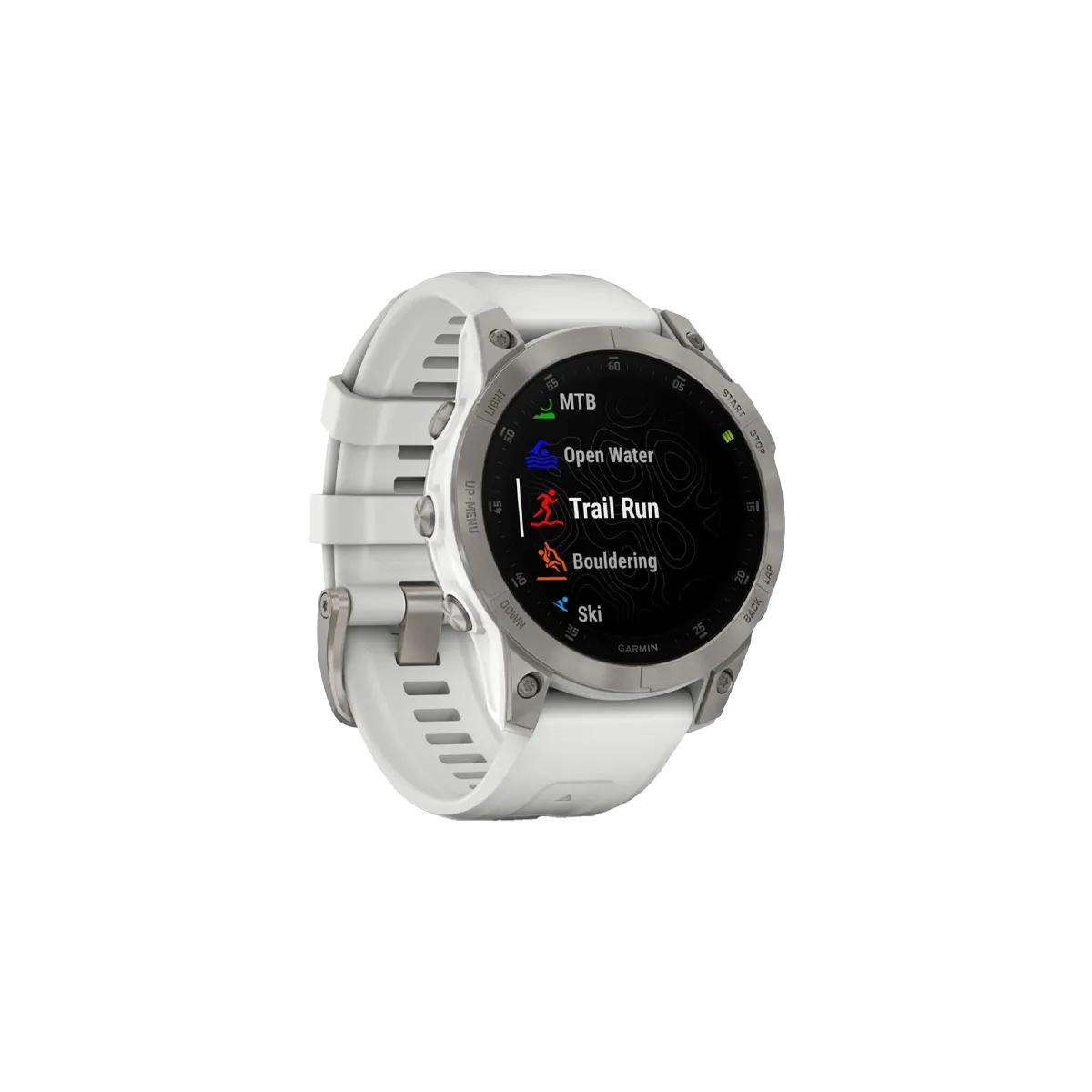 Garmin epix Gen 2 Premium Active Smartwatch White Titanium - Image 3