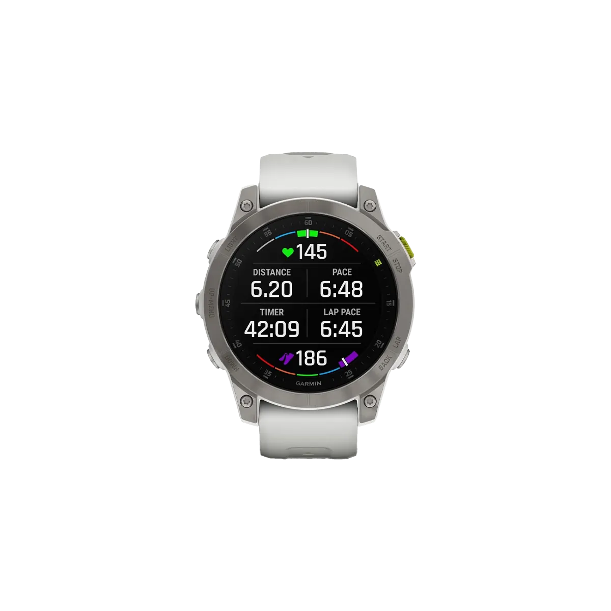 Garmin epix Gen 2 Premium Active Smartwatch White Titanium - Image 4