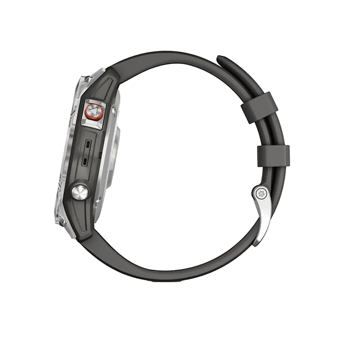 Garmin Fenix 7 Multisport GPS Watch Silver with Graphite Band - Image 3